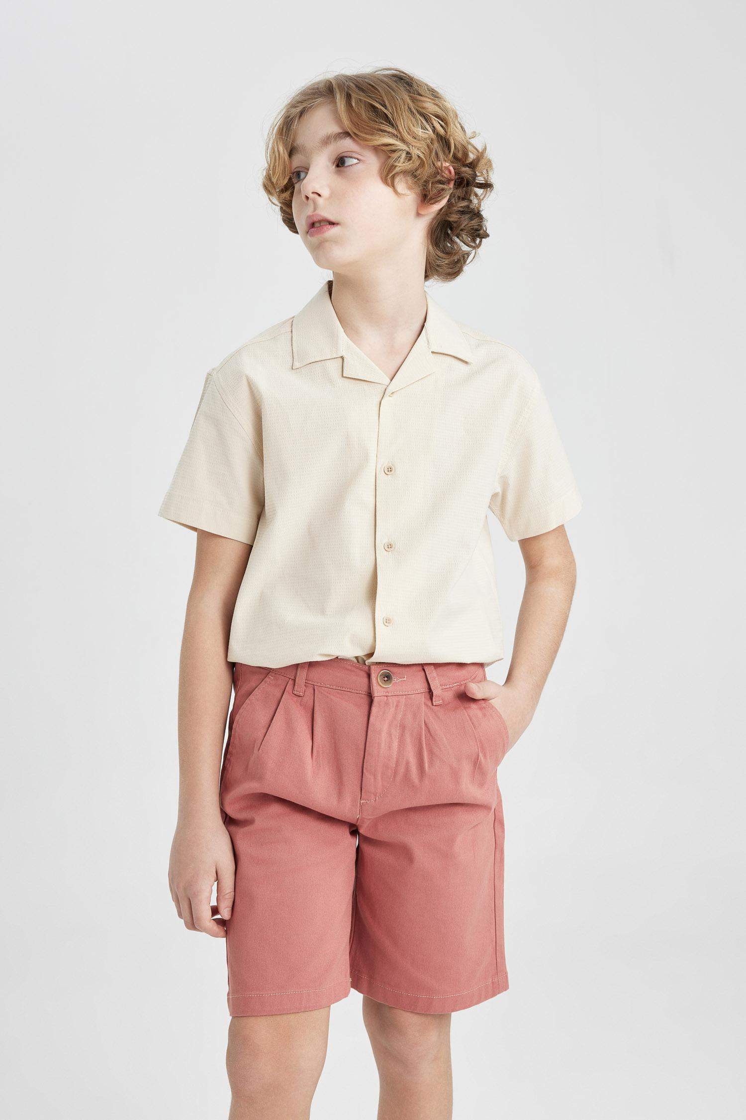 Boy Gabardine Shorts