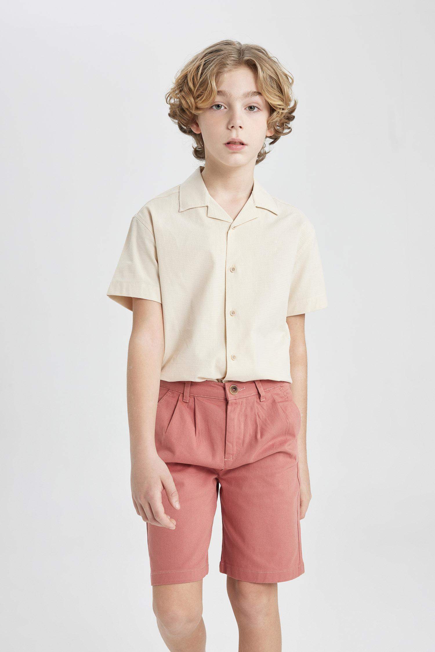Boy Gabardine Shorts
