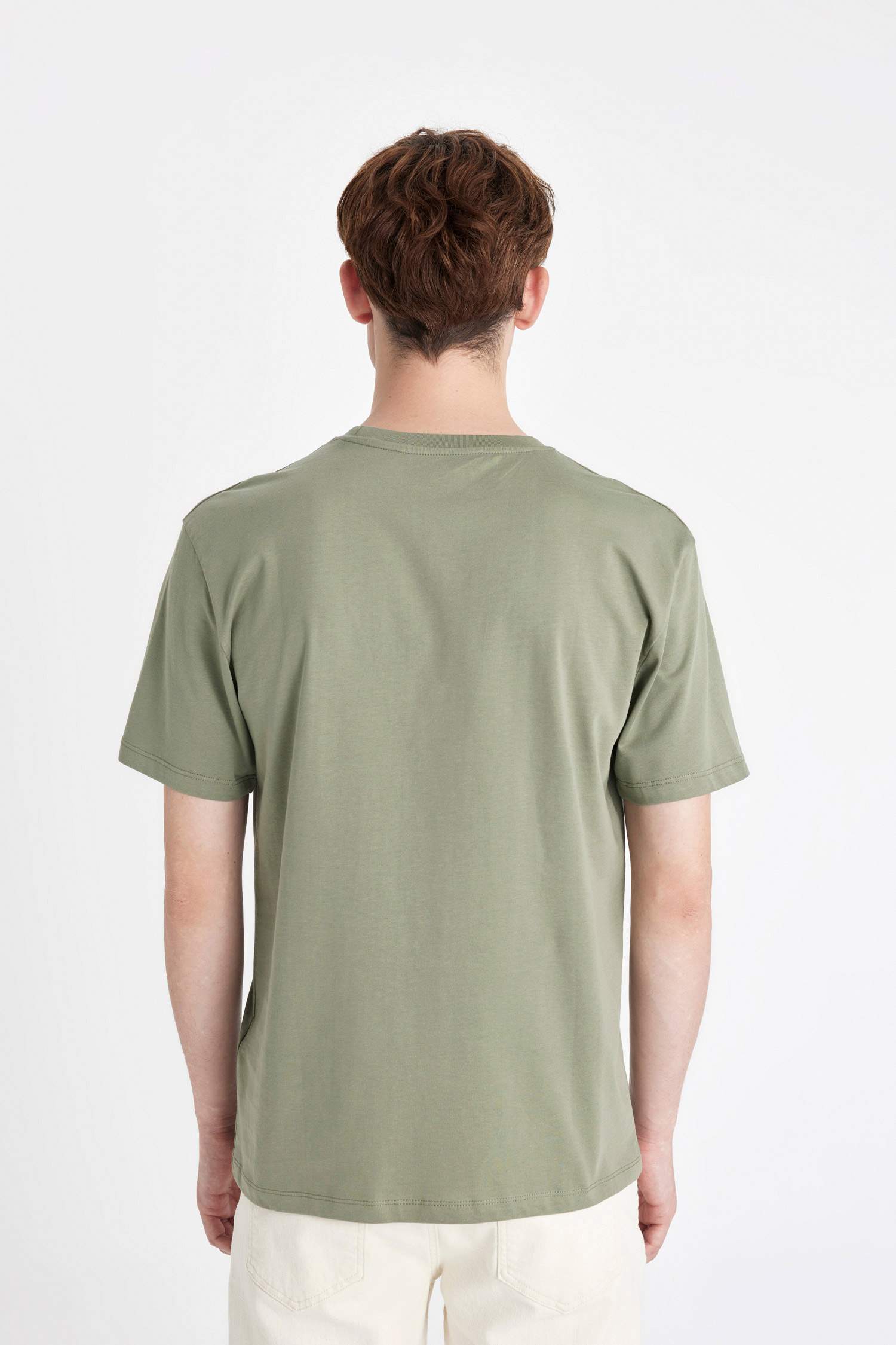 Regular Fit Crew Neck Printed T-Shirt