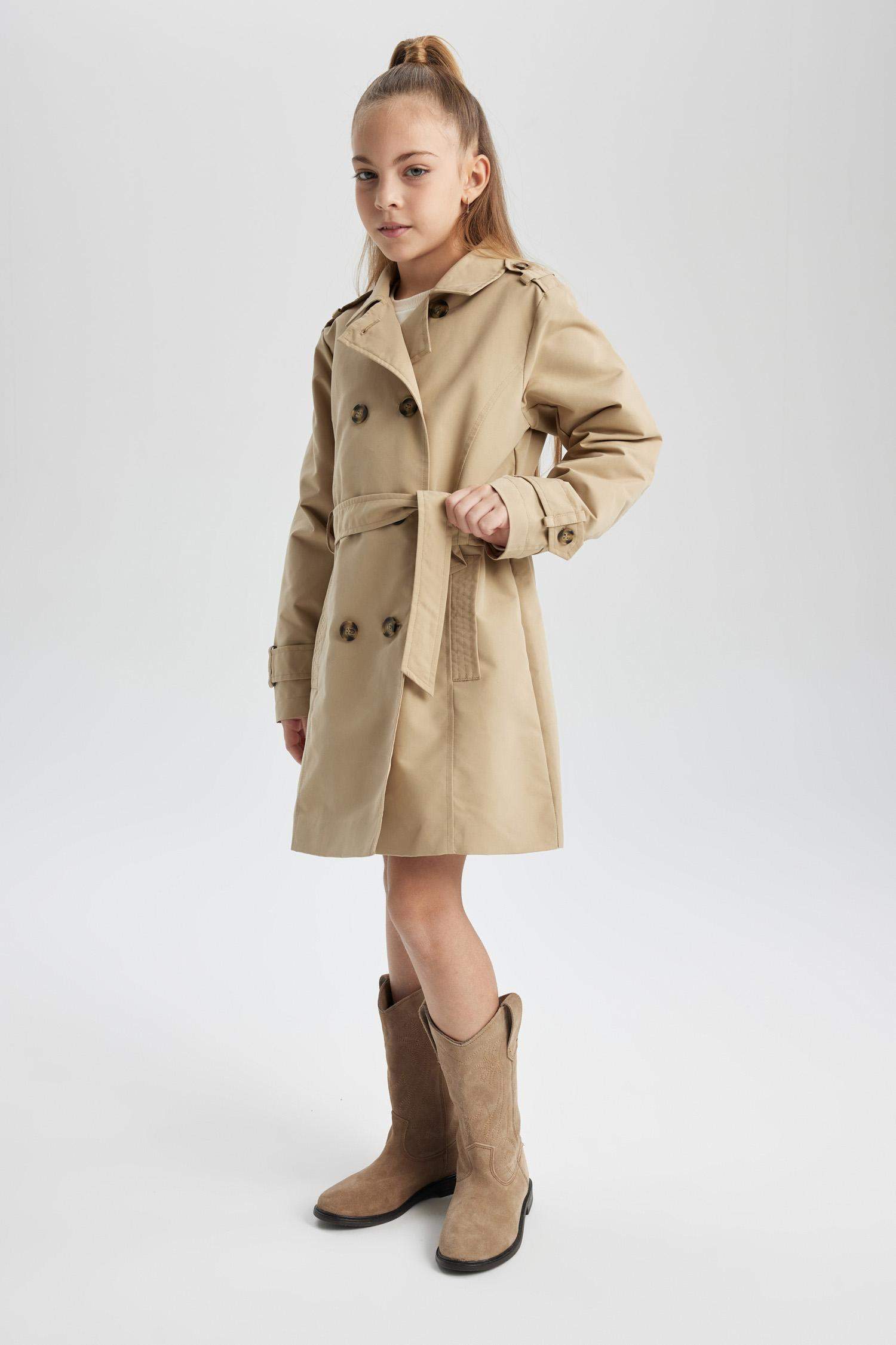 Kız Çocuk Su İtici Trençkot