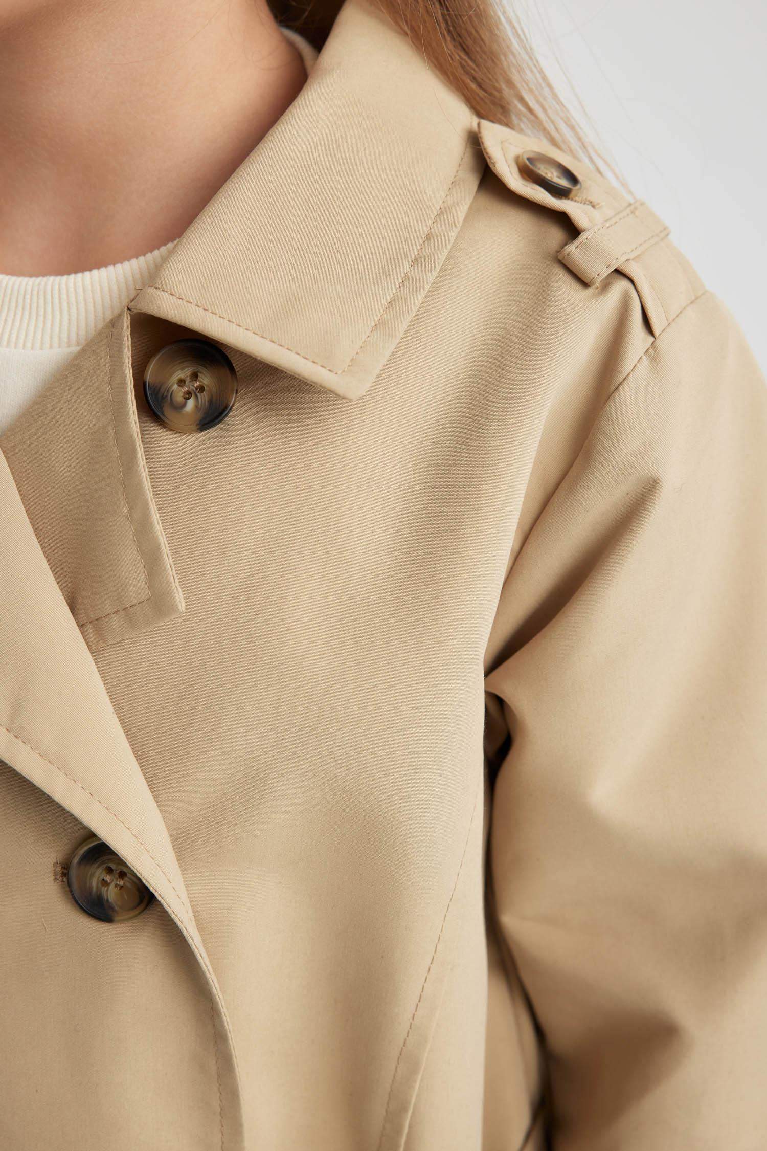 Kız Çocuk Su İtici Trençkot