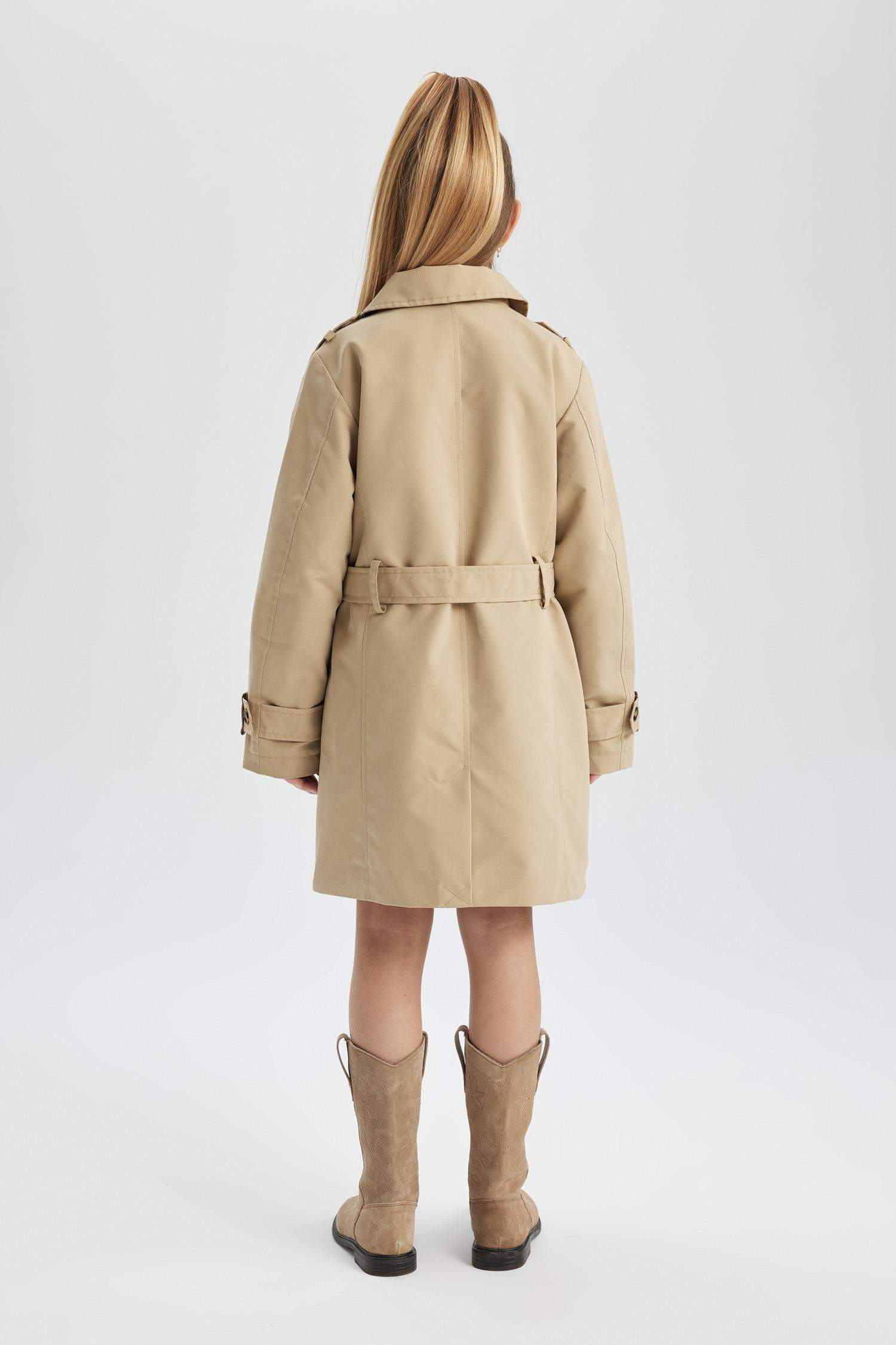 Kız Çocuk Su İtici Trençkot