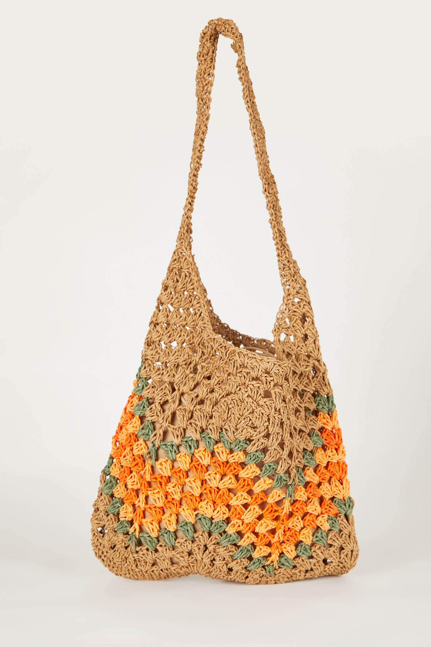 Kadın Hasır Omuz Çantası