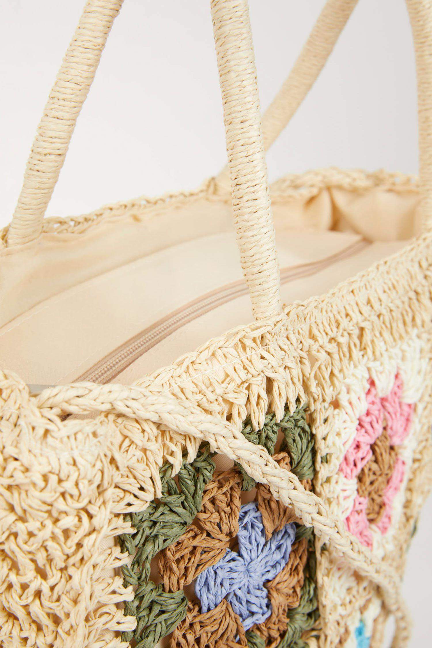 Соломенная сумка для женщин