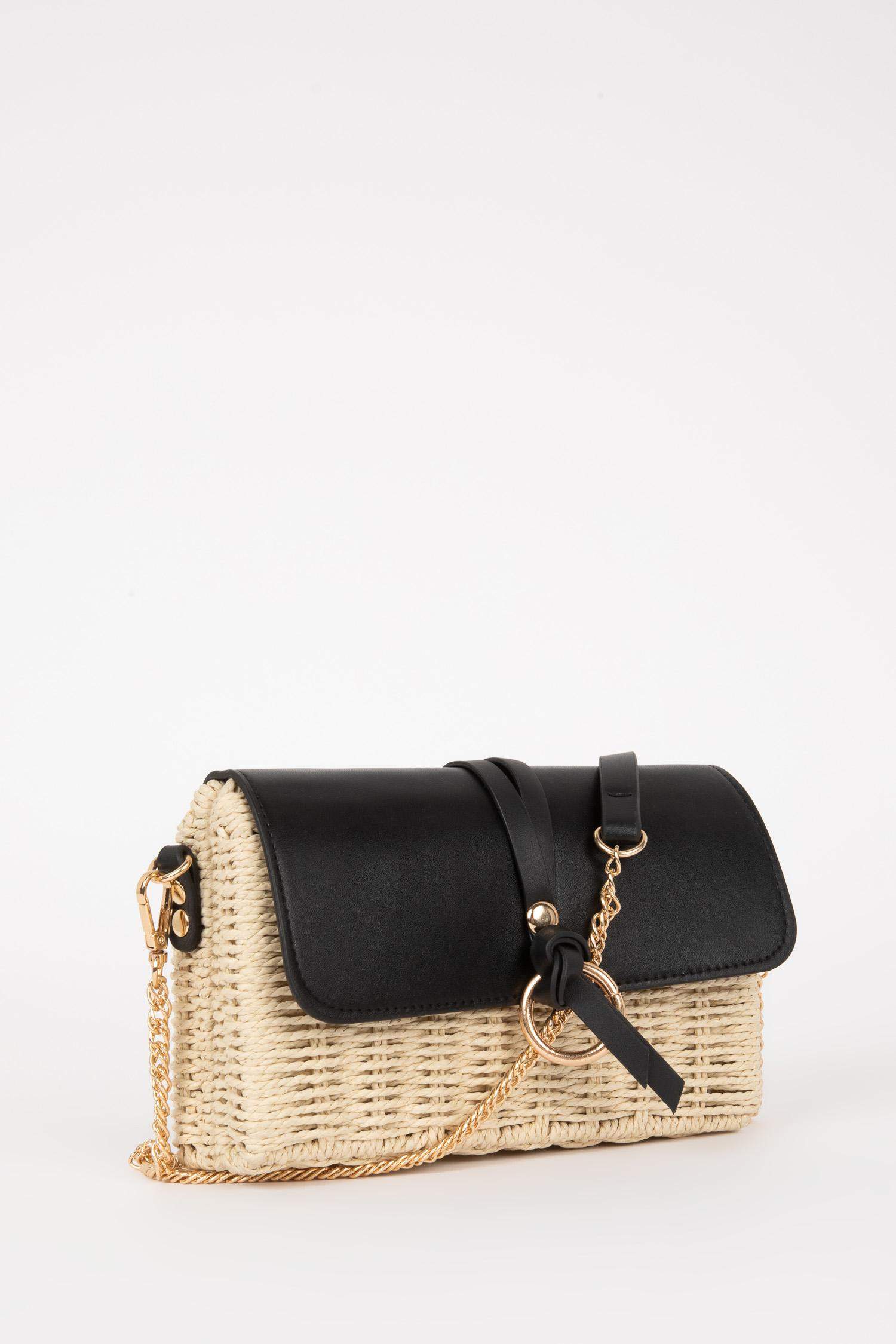 Woman Straw Crossbody Bag