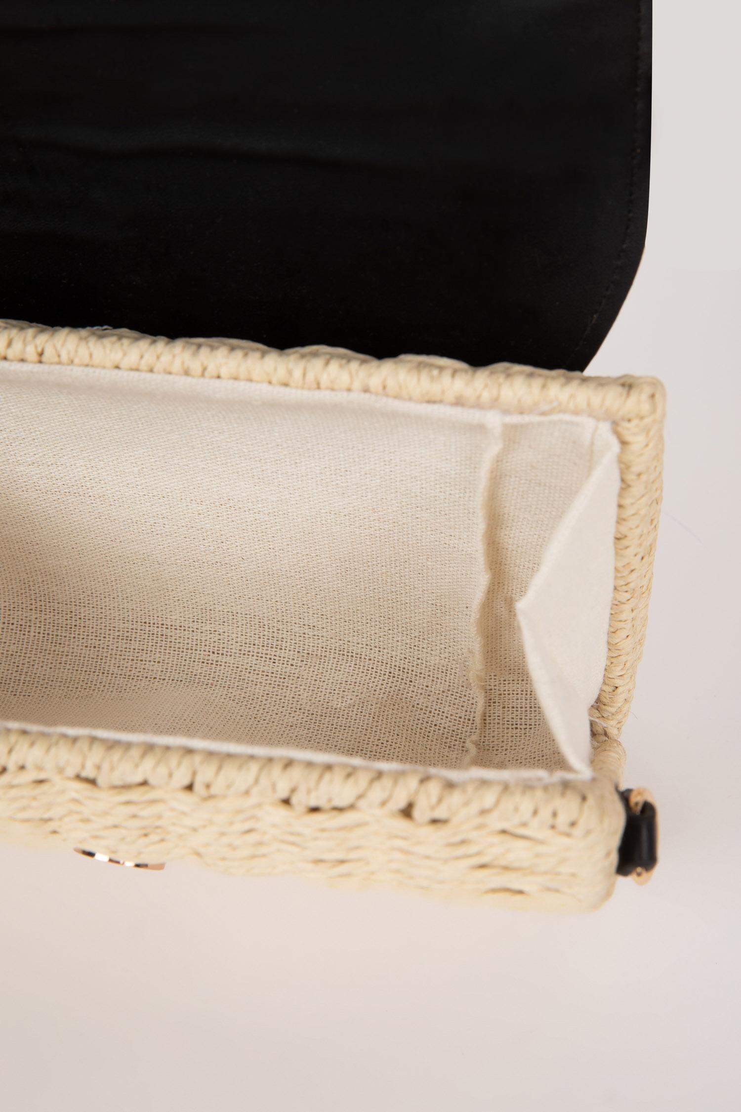 Woman Straw Crossbody Bag