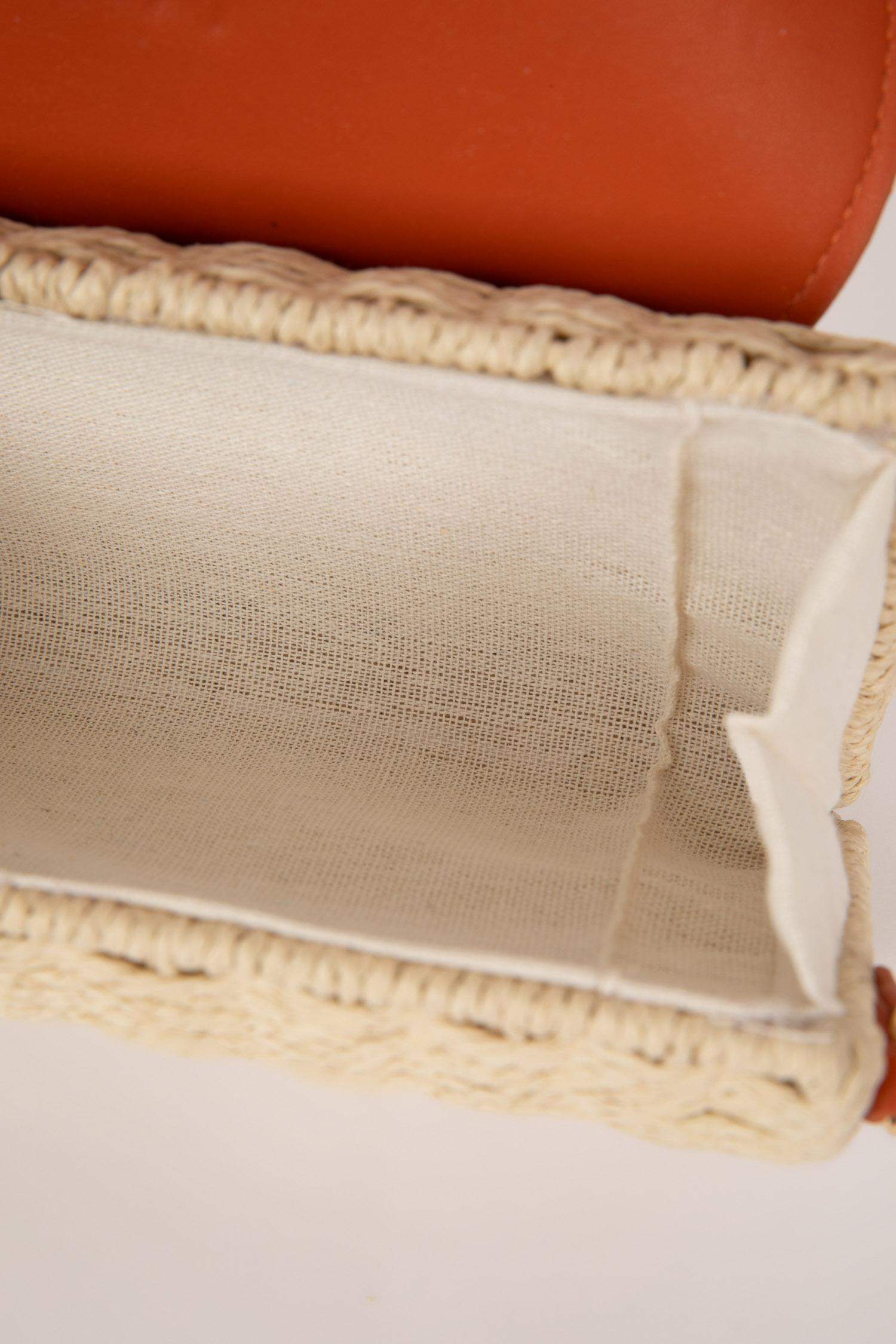 Woman Straw Crossbody Bag