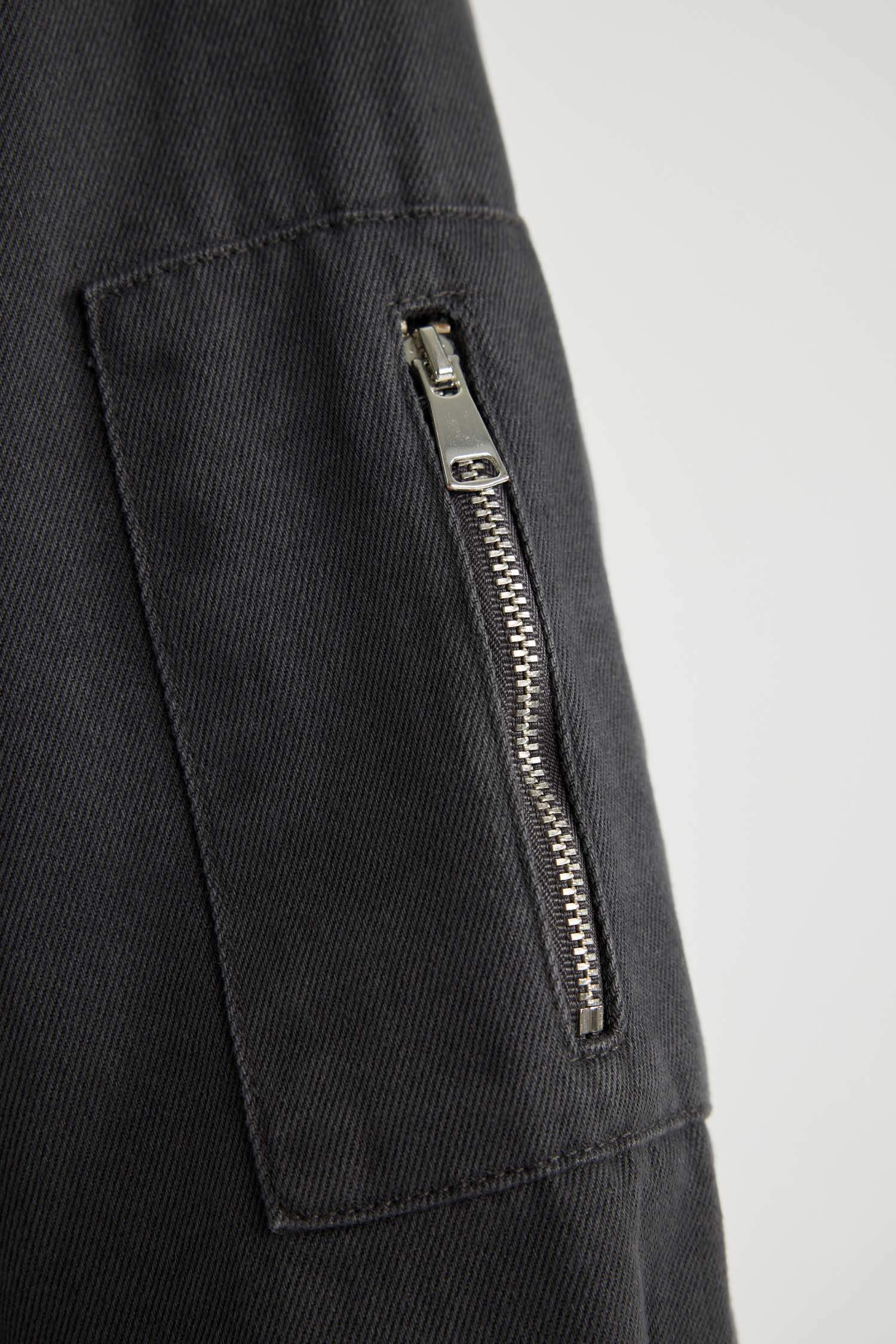 Kargo Fit Gabardin Uzun Boy Etek