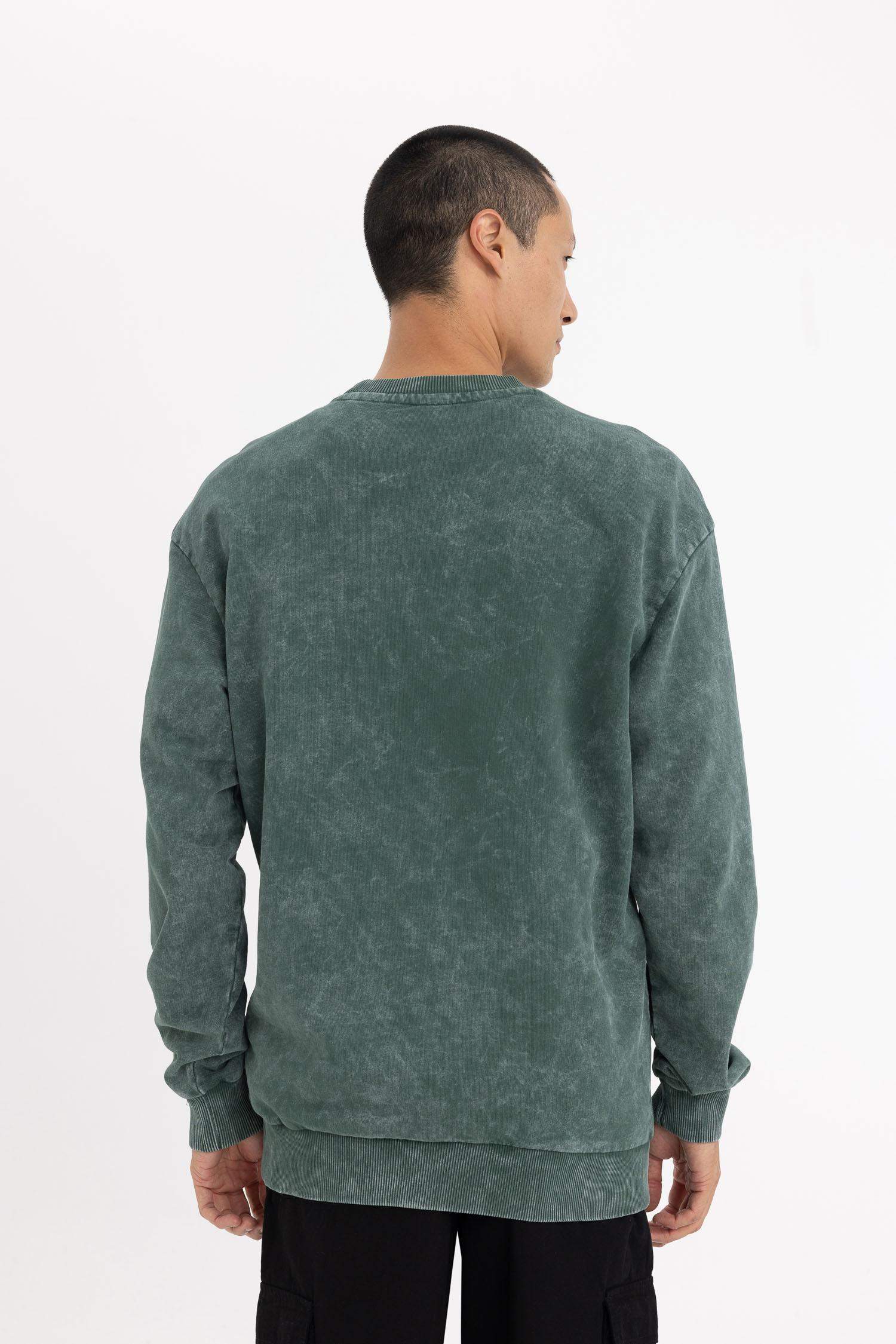 қалыпты пішім дөңгелек жаға Свитер