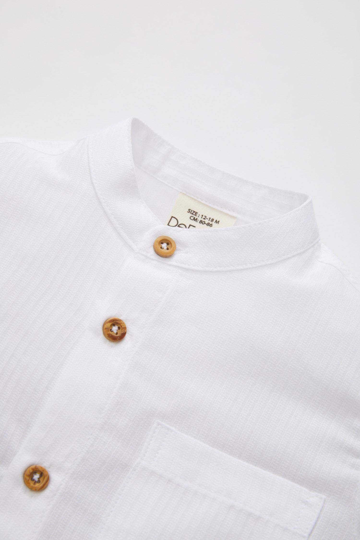 Chemise à Manches Longues Texturée Pour Bébé Garçon