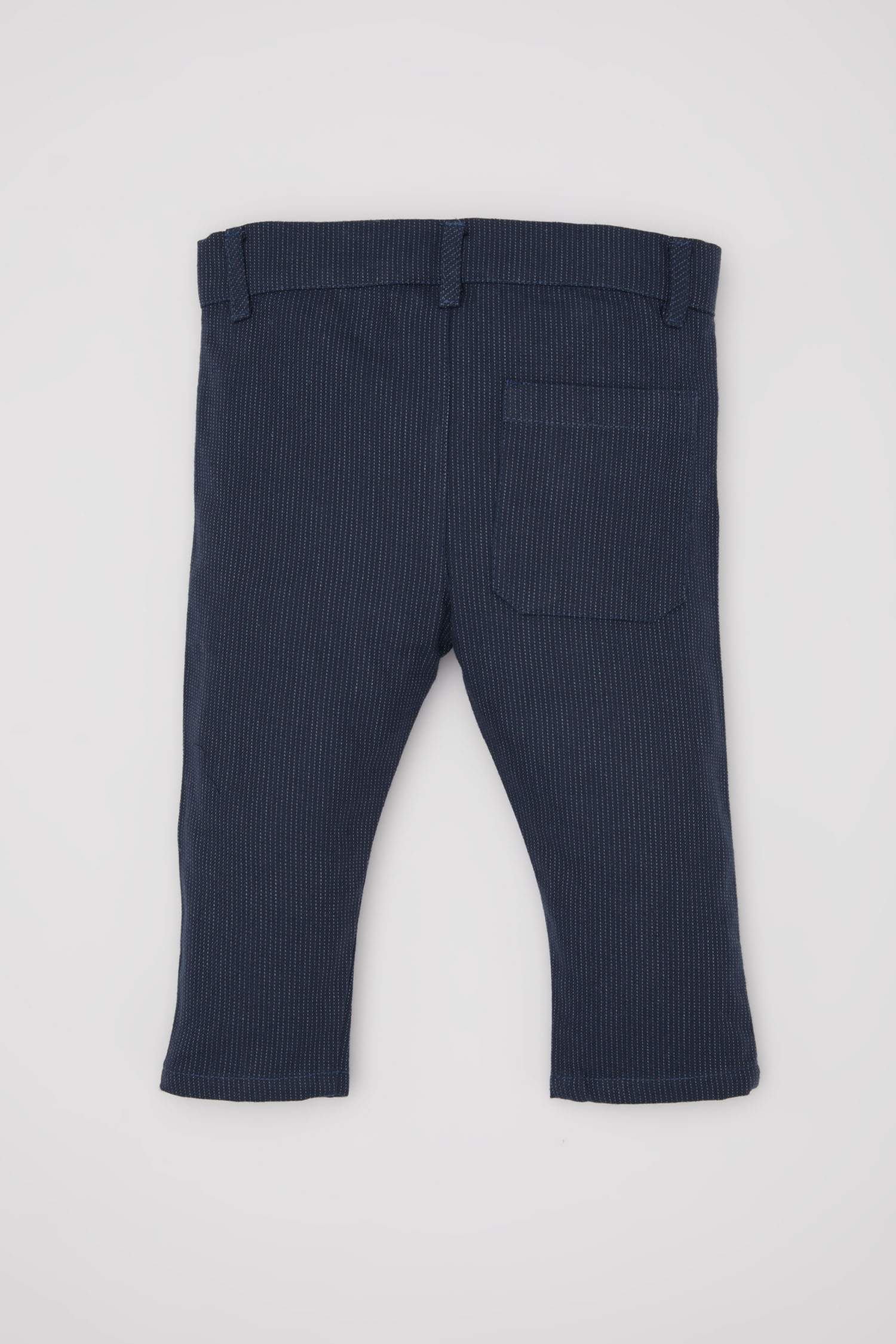Erkek Bebek Çizgili Düz Paça Gabardin Pantolon