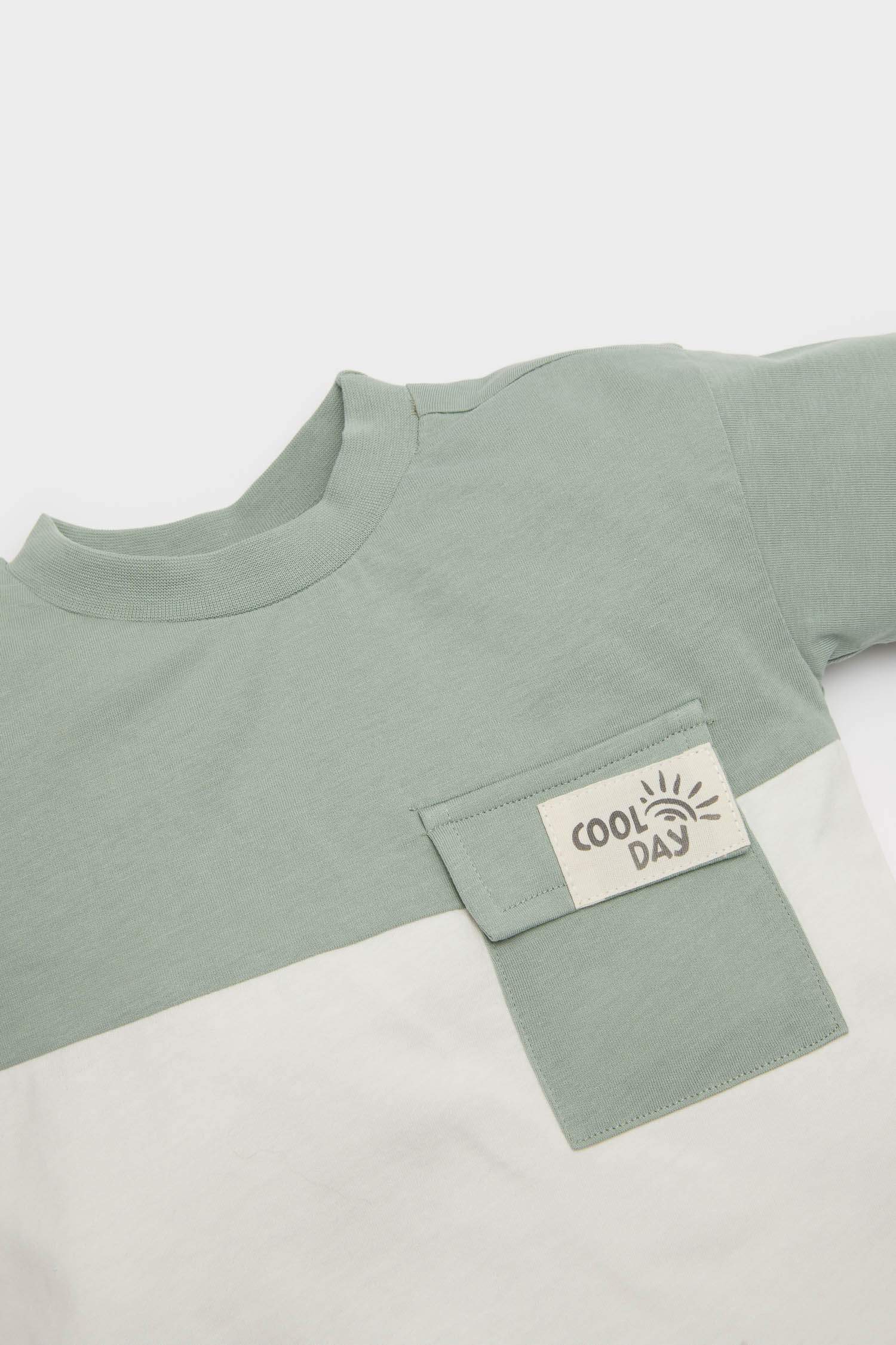 Regular Fit Color Block Short Sleeve T-Shirt