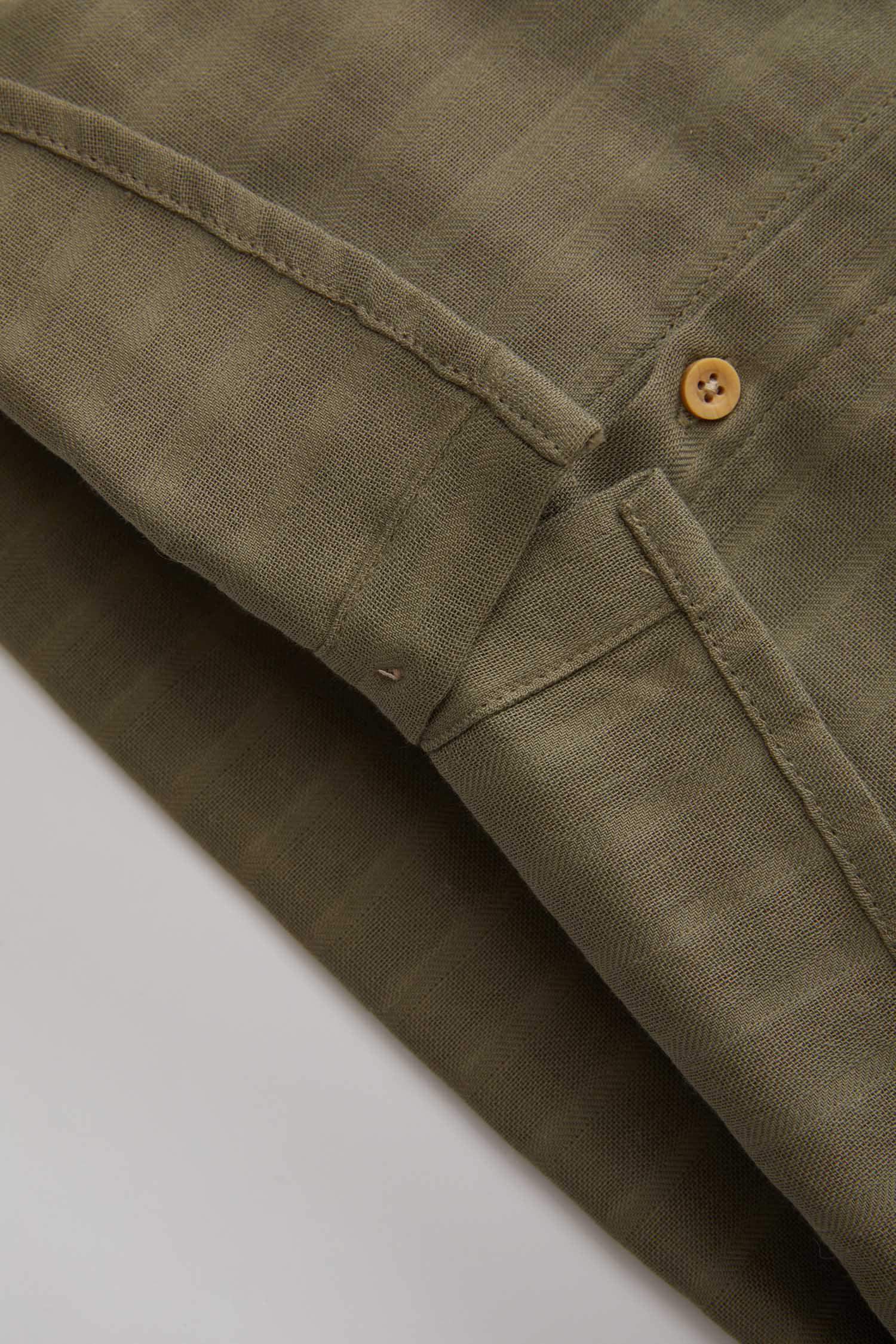 Baby Boy Hooded Textured Long Sleeve Shirt