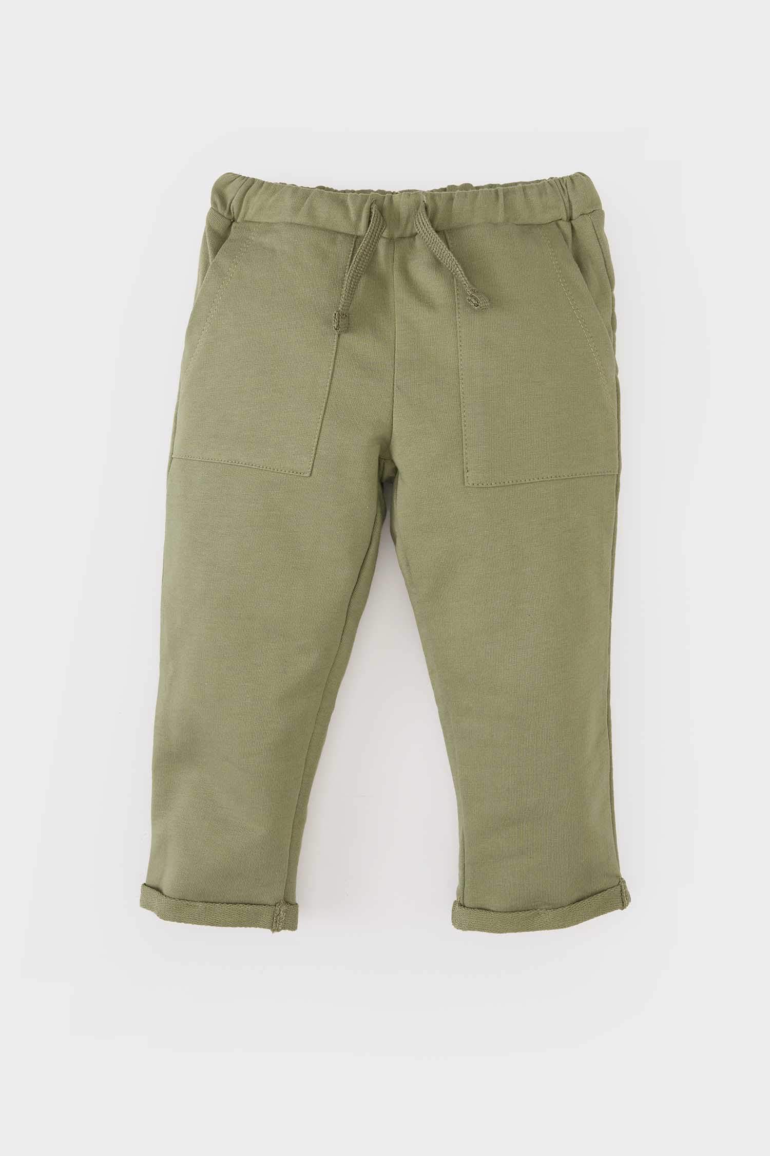 Erkek Bebek 2'li Takım Renk Bloklu Sweatshirt Eşofman Altı