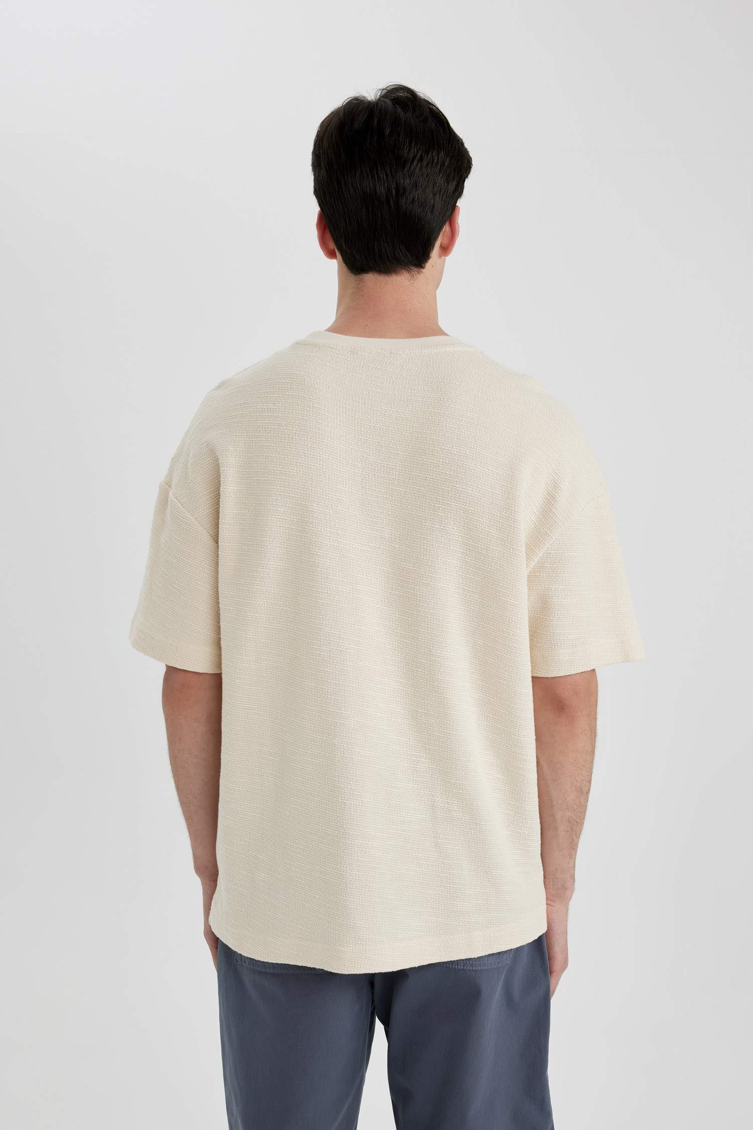 Comfort Fit Crew Neck Knitwear T-Shirt