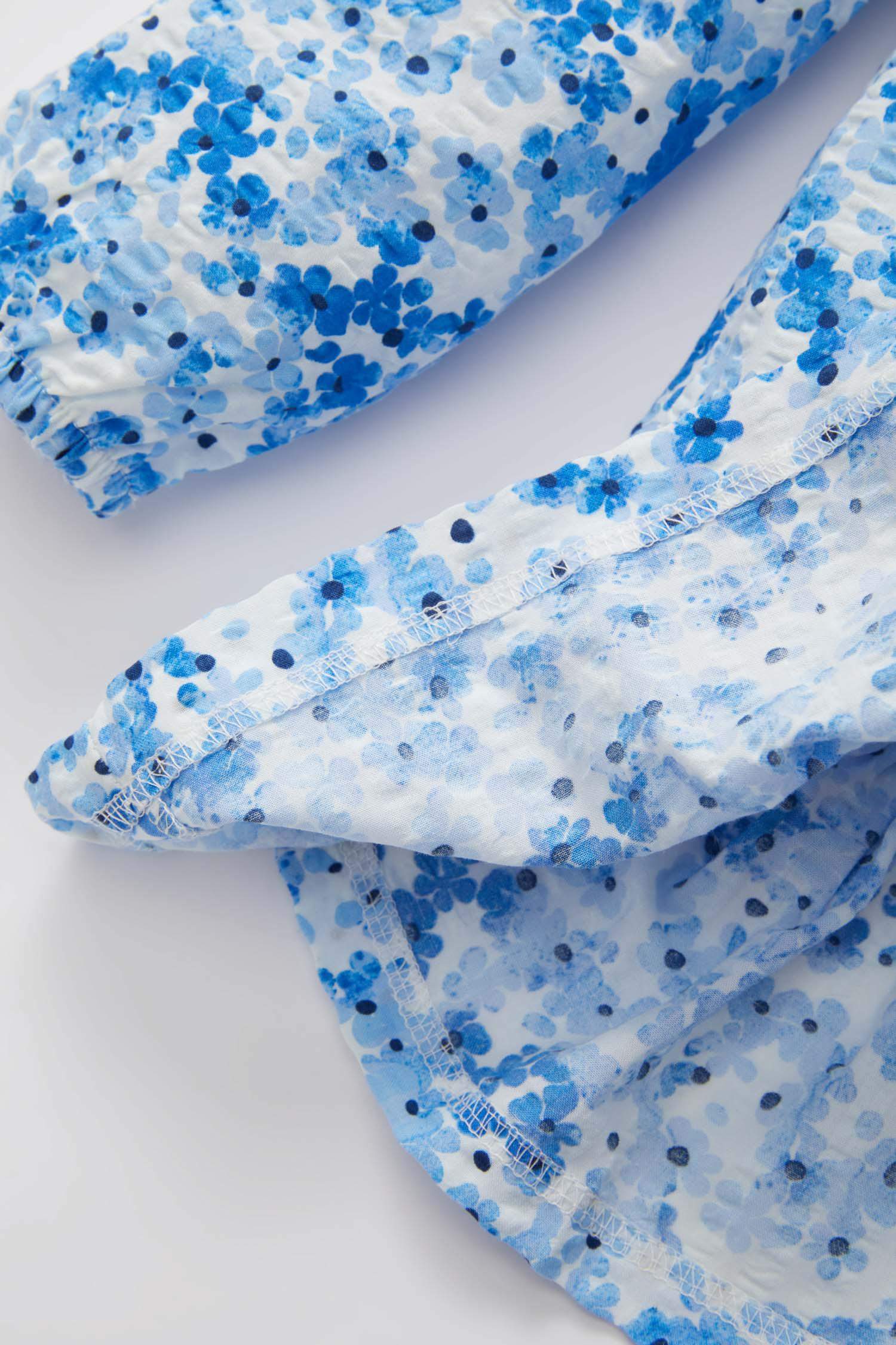 Платье с цветочным принтом с длинным рукавом гофрированная для малышей девочек