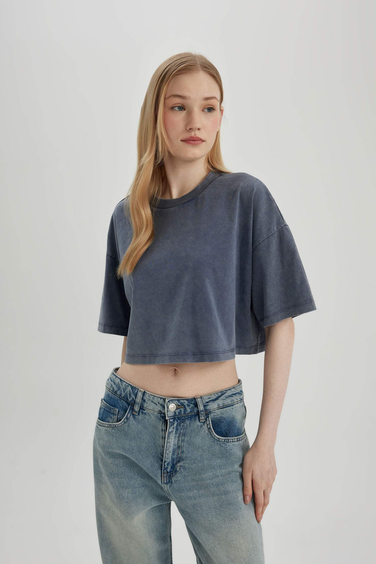 تيشيرت كروب نص ردن