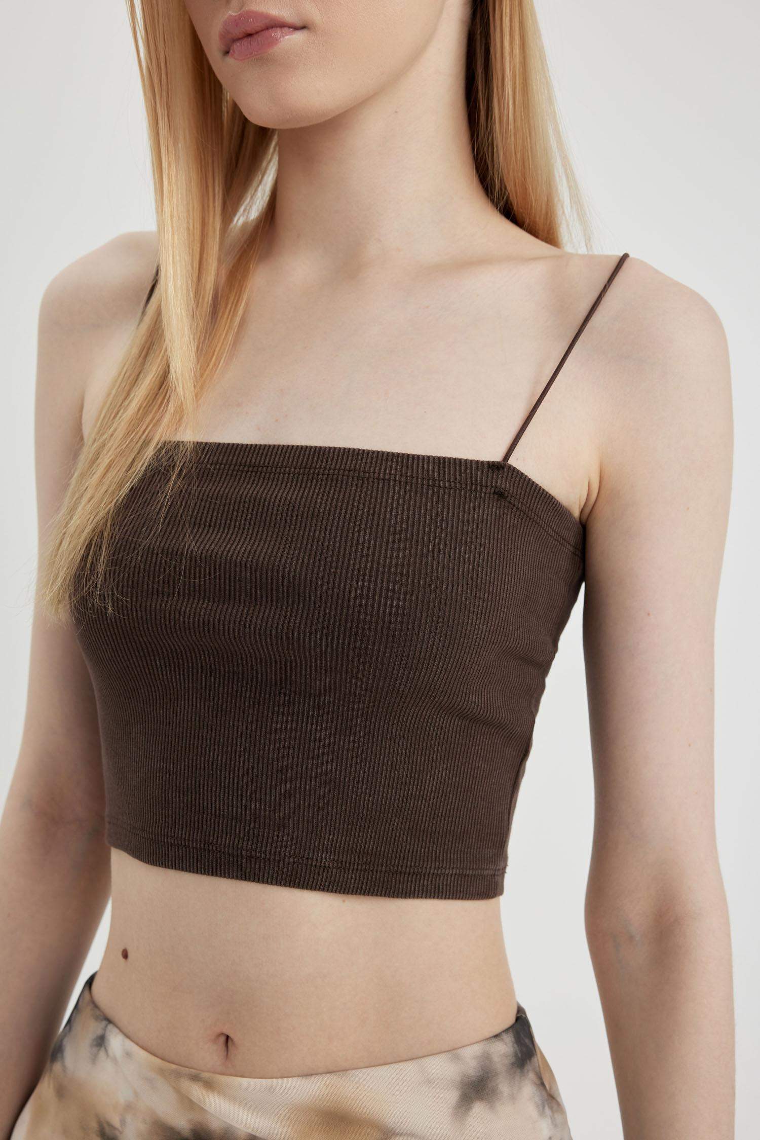 Débardeur Slim à Effet Délavé