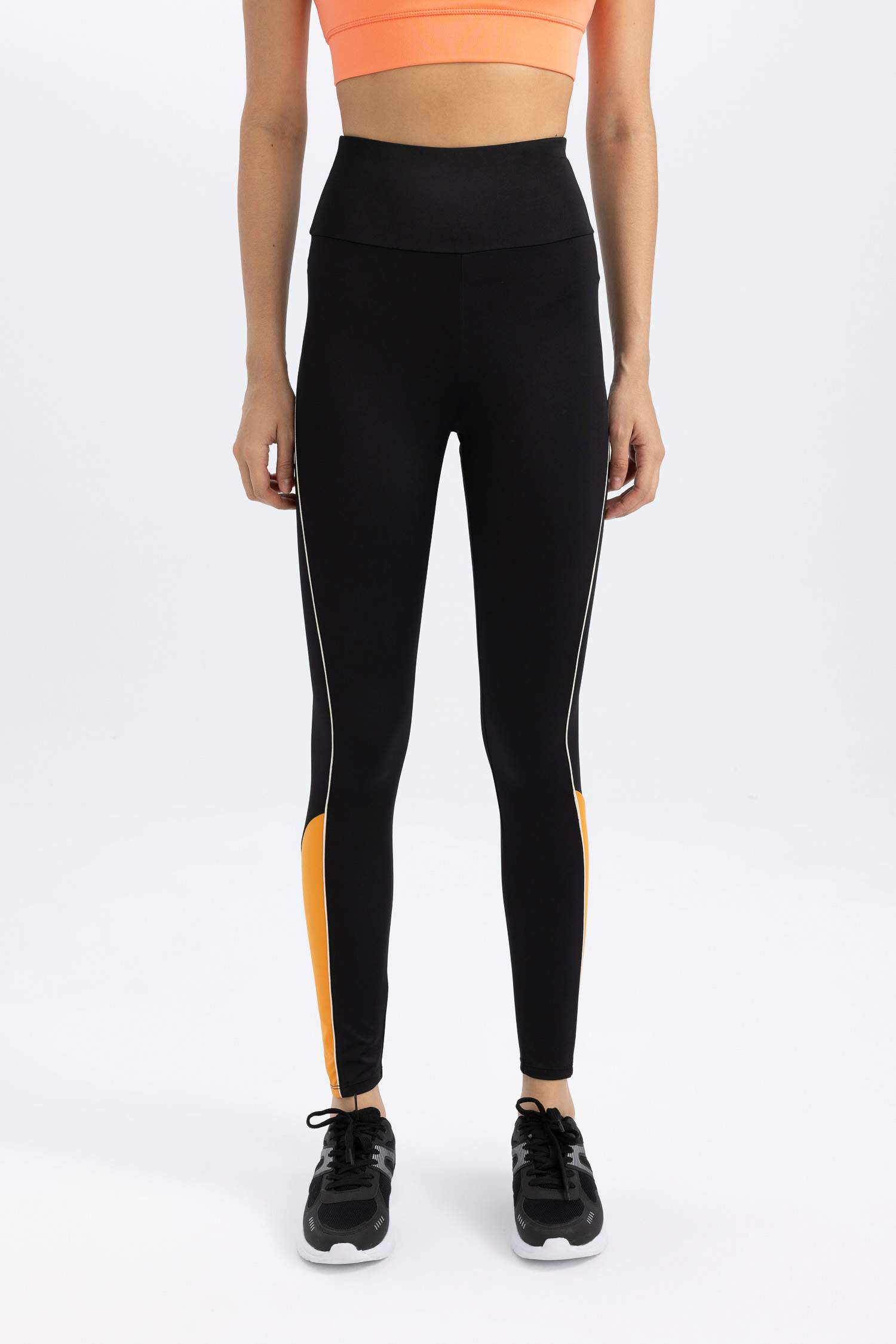 DeFactoFit Beli Saran Ağır Kumaş Sporcu Tayt