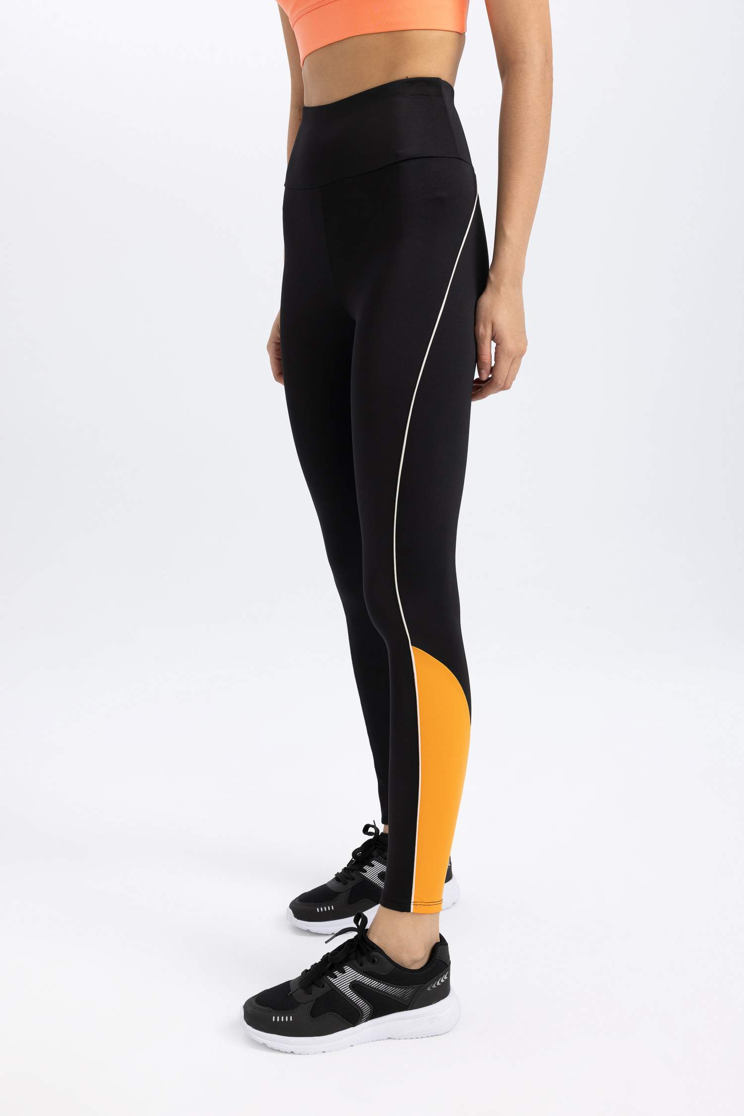 DeFactoFit Beli Saran Ağır Kumaş Sporcu Tayt