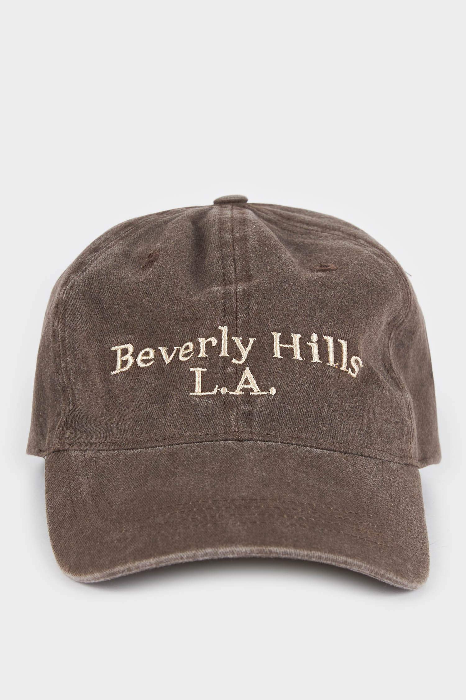 Erkek Nakışlı Jean Beyzbol Basketbol Şapkası