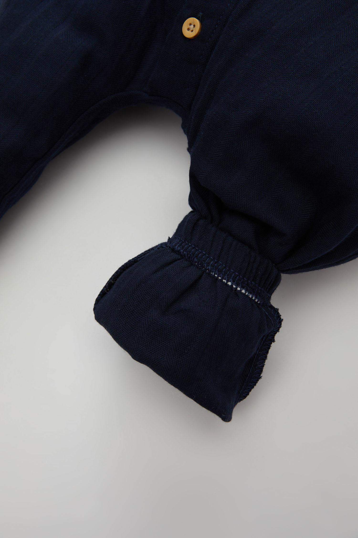 Сәби Ұл ұзын жеңді муслин Комбинезон