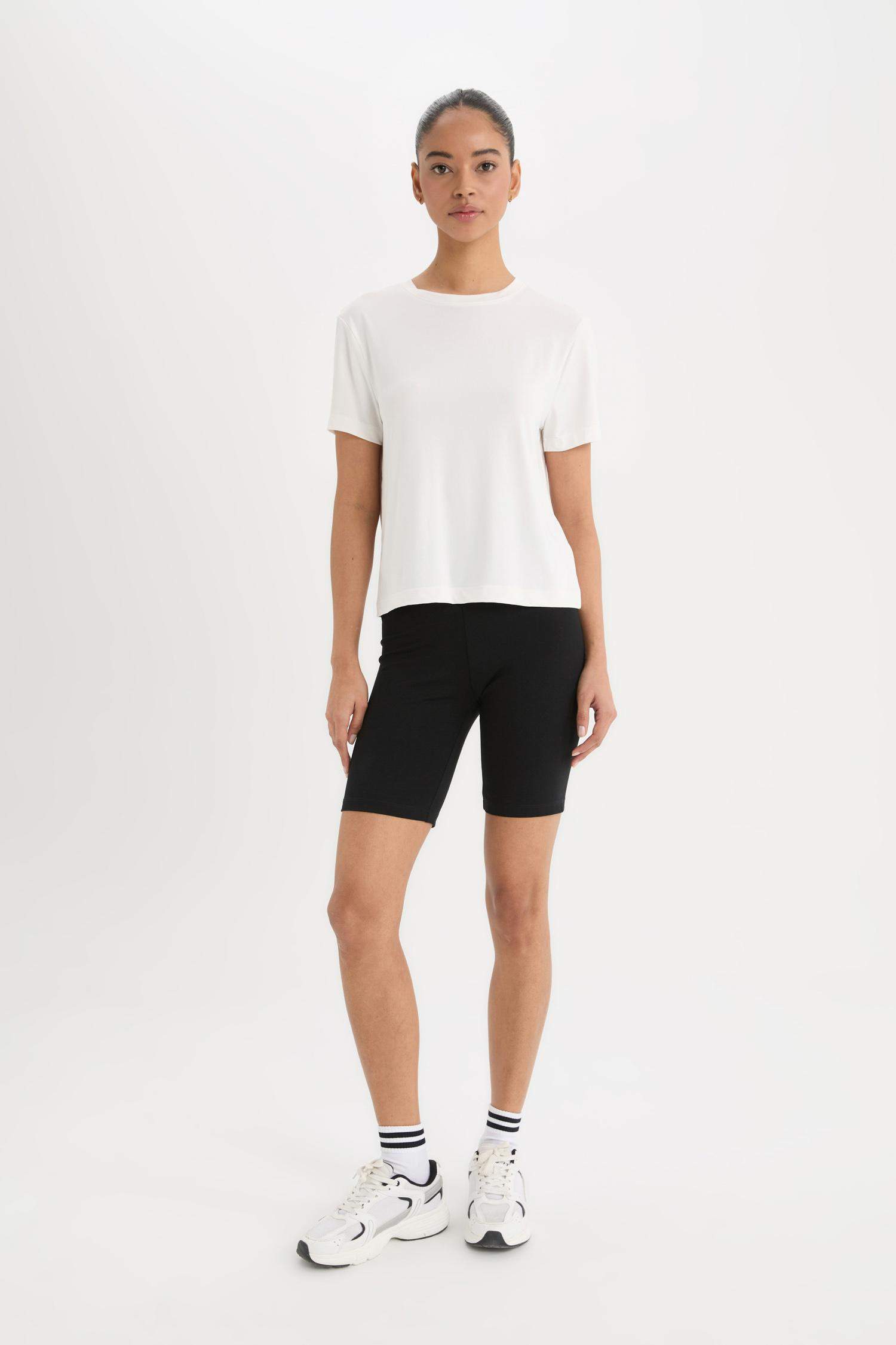 DeFactoFit Biker Beli Saran Sporcu Tayt