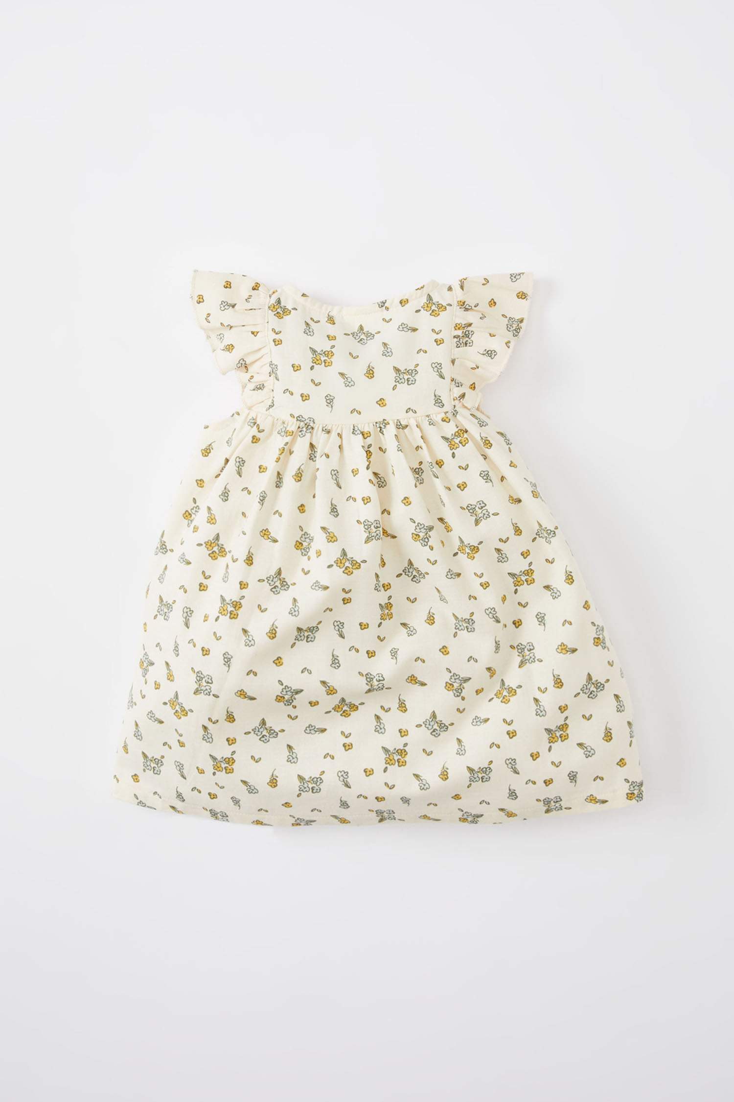 Robe à Manches Courtes à Fleurs Pour Bébé Fille