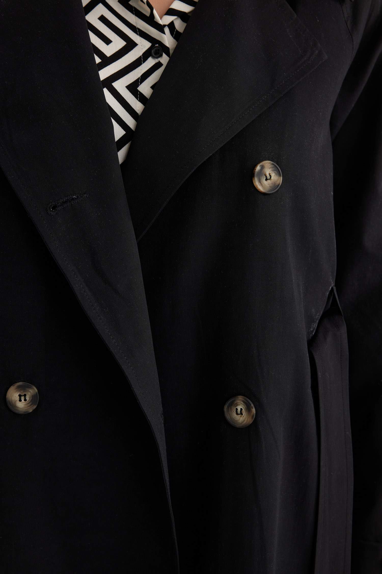 Regular Fit Trench Coat