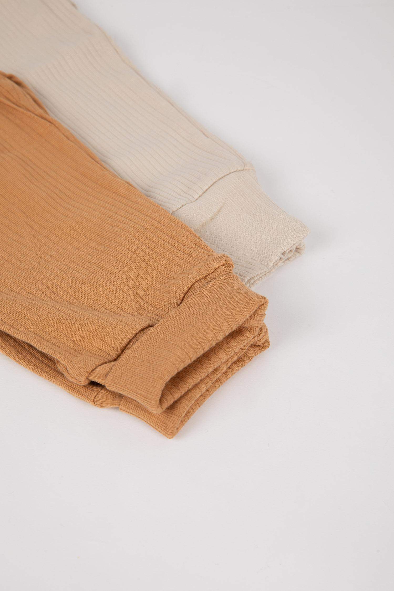 بنطلون ولادي مضلع قصة عادية - قطعتين