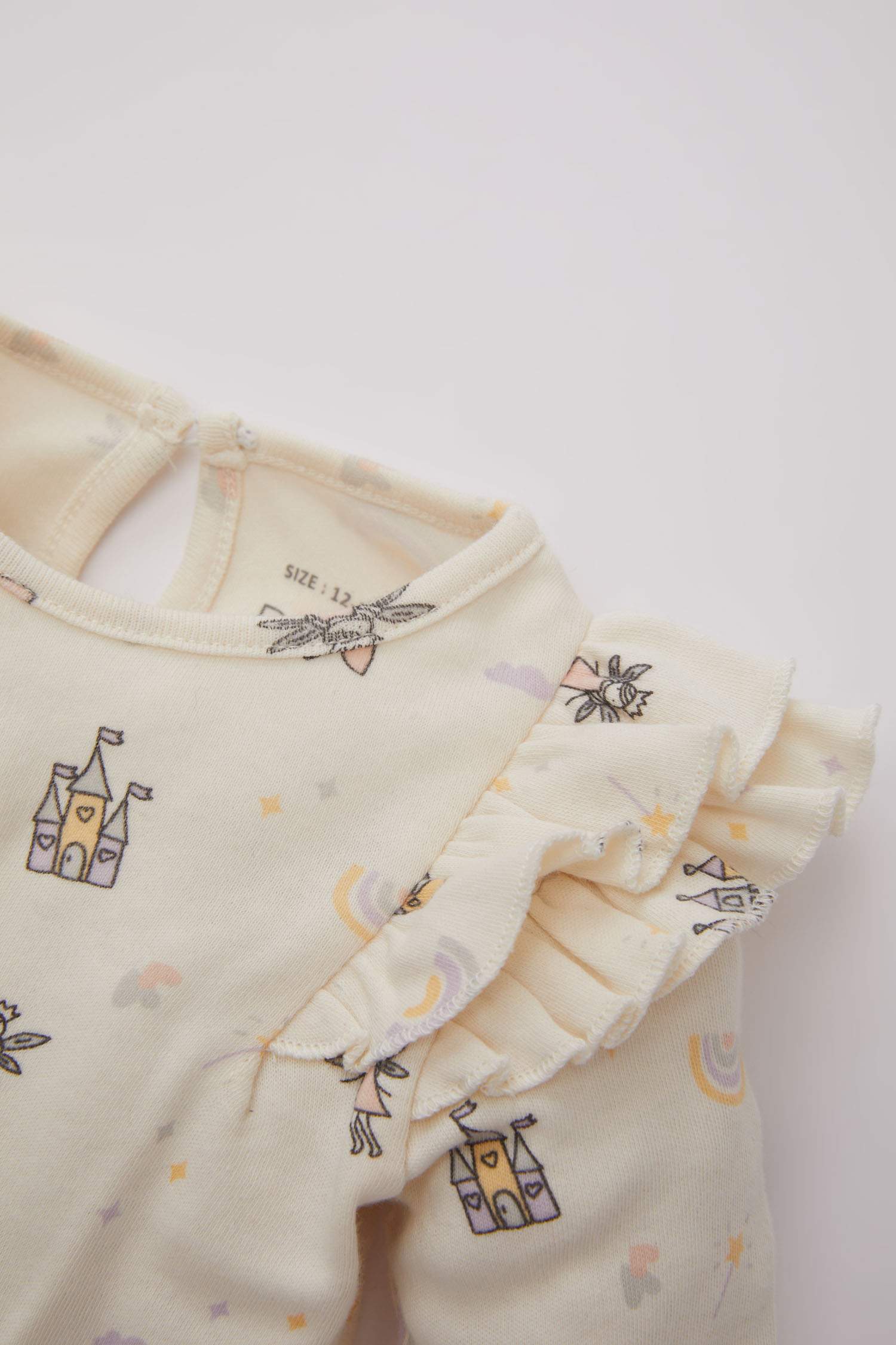 Baby Girl Long Sleeve Long Sleeve Snap Body