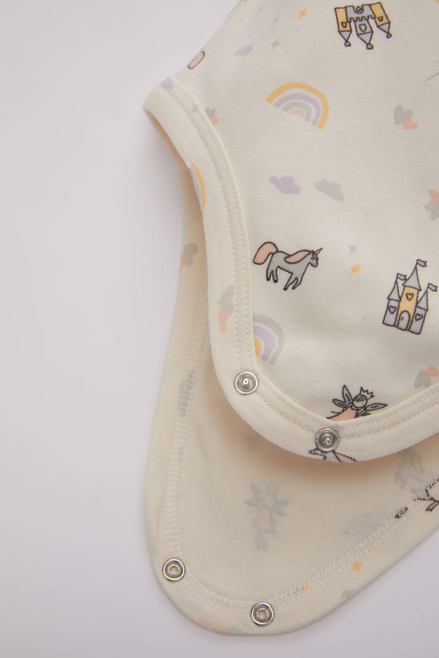 Baby Girl Long Sleeve Long Sleeve Snap Body