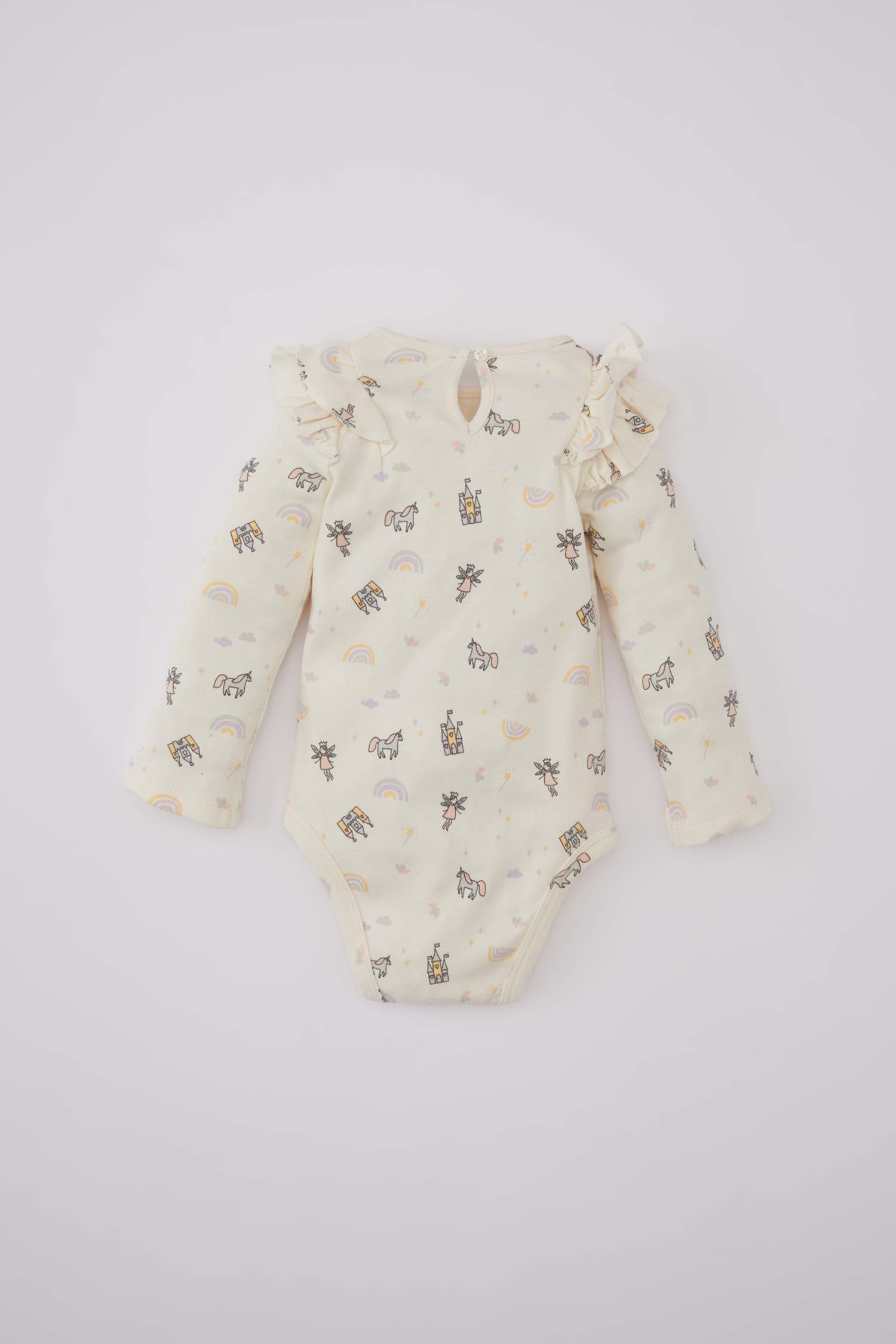 Baby Girl Long Sleeve Long Sleeve Snap Body