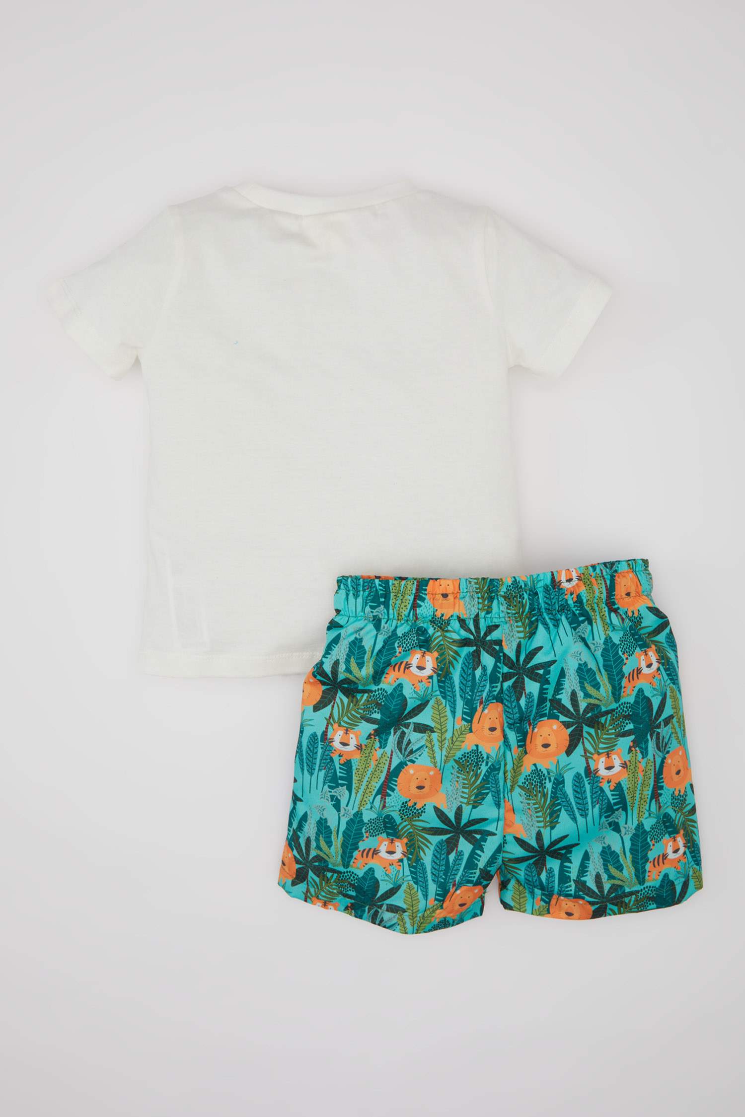 Baby Boy Printed Short Sleeve T-Shirt Shorts 2 Piece Set