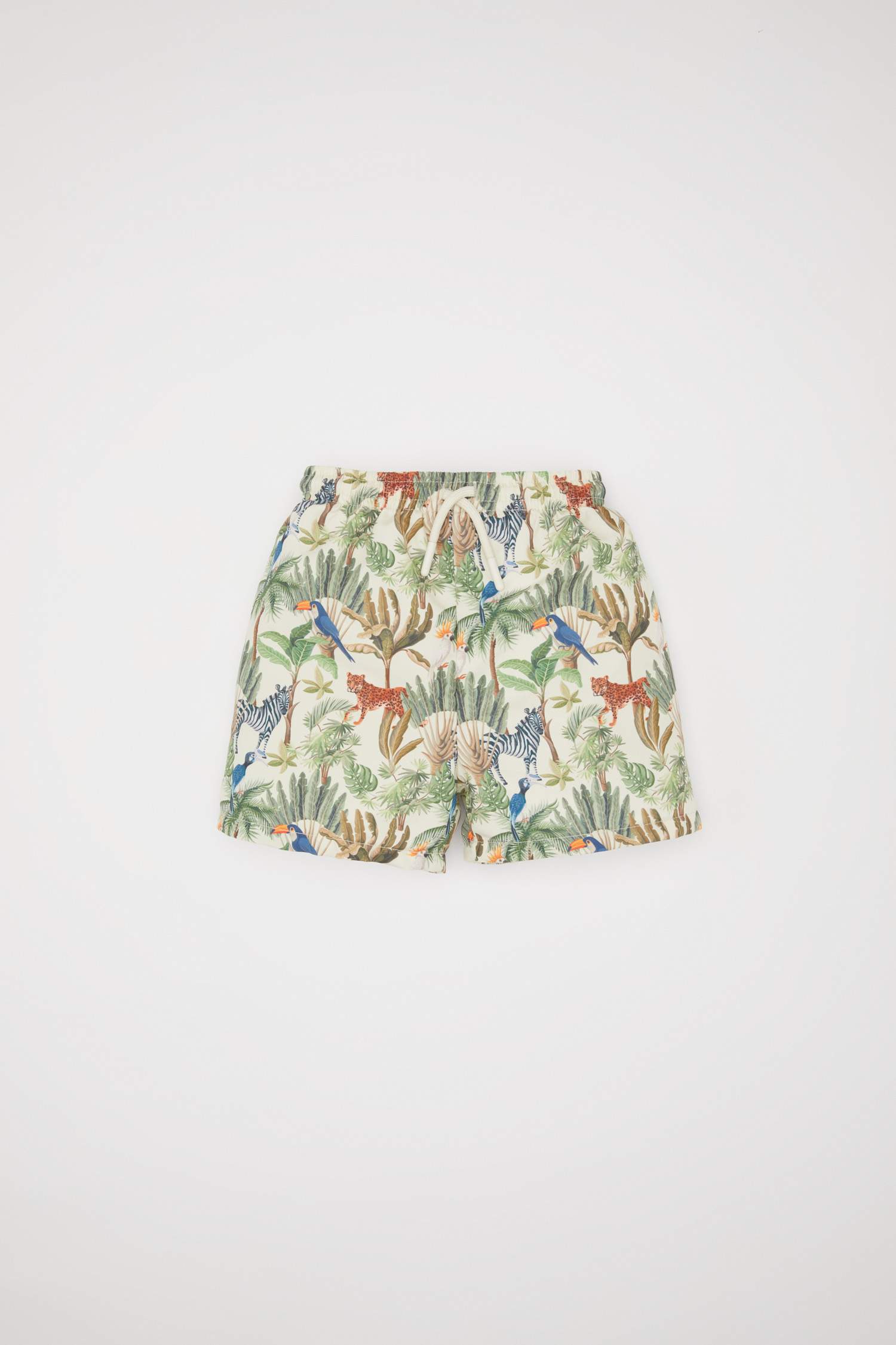 Erkek Bebek Doğa Baskılı Micro Deniz Şortu