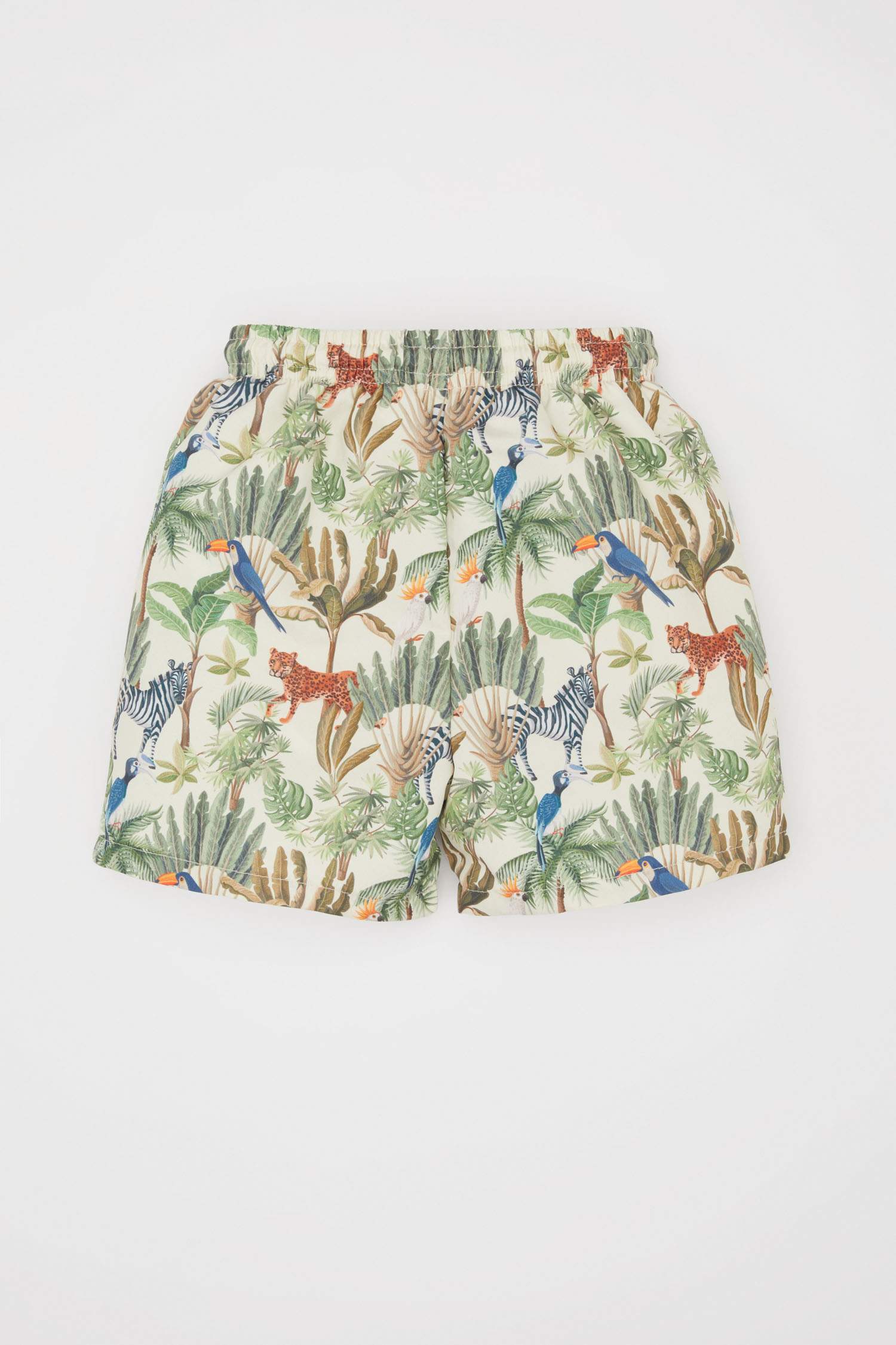 Erkek Bebek Doğa Baskılı Micro Deniz Şortu