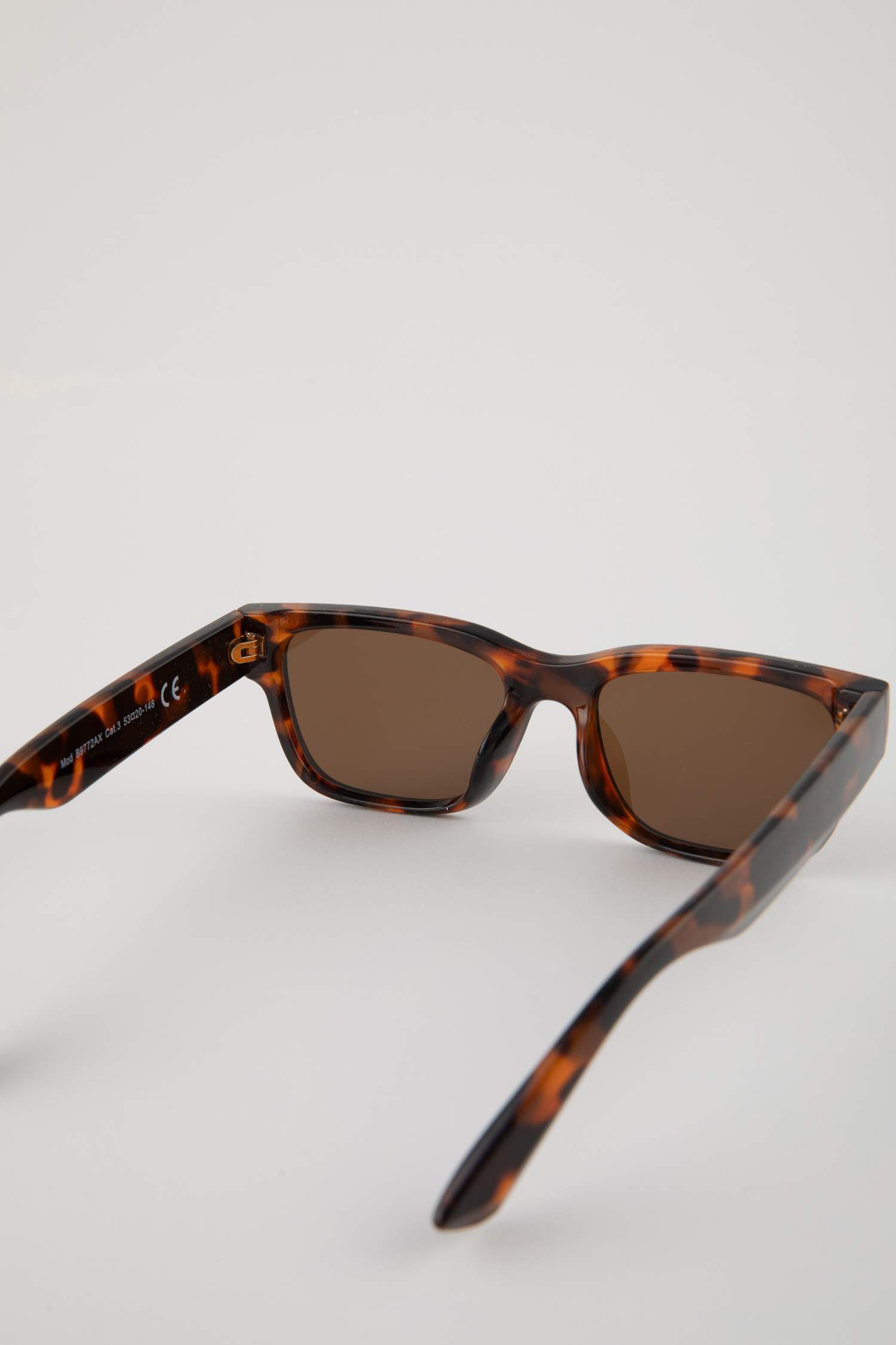 Woman Rectangular Plastic Sunglasses