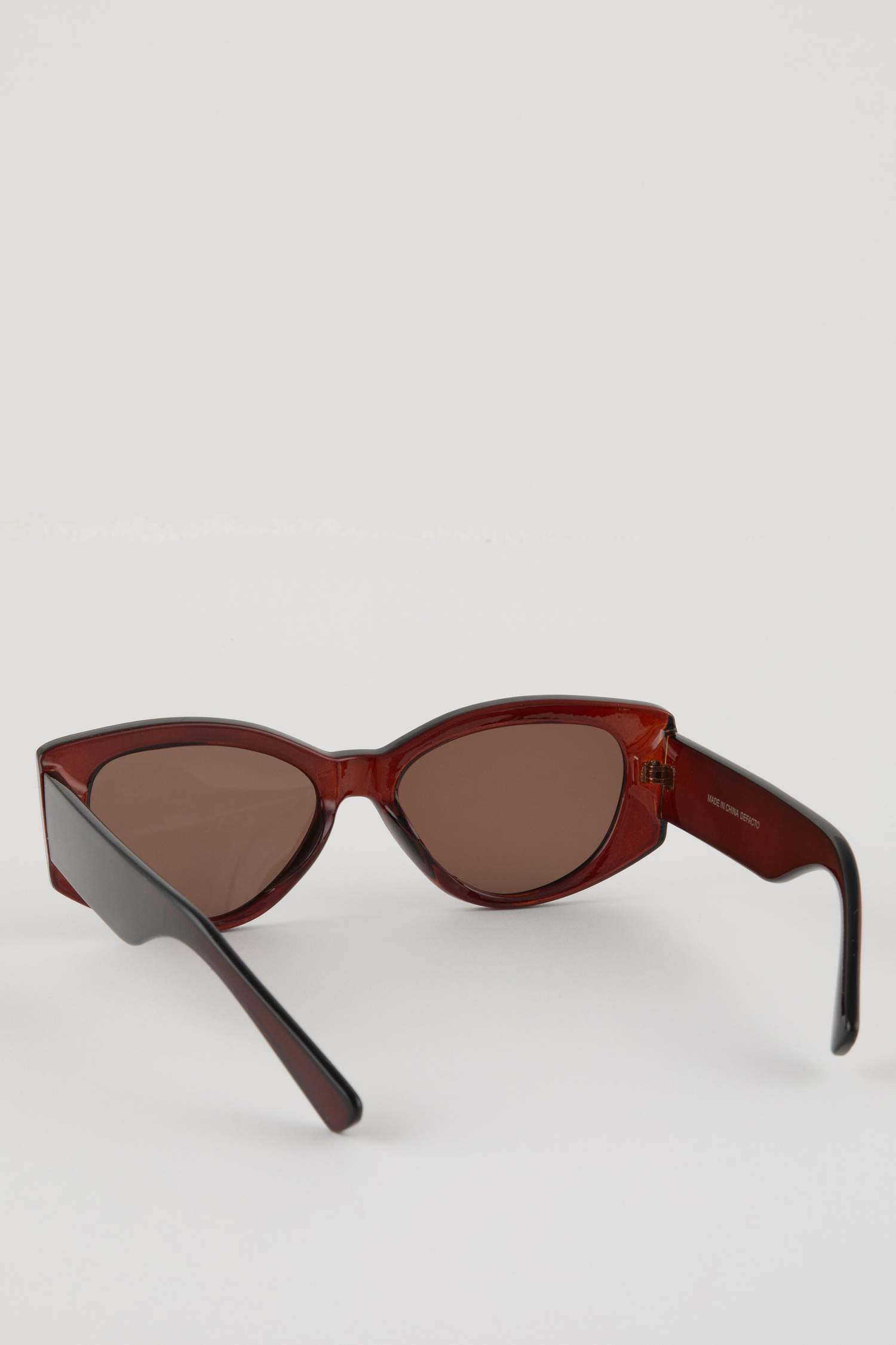 Woman Rectangular Plastic Sunglasses