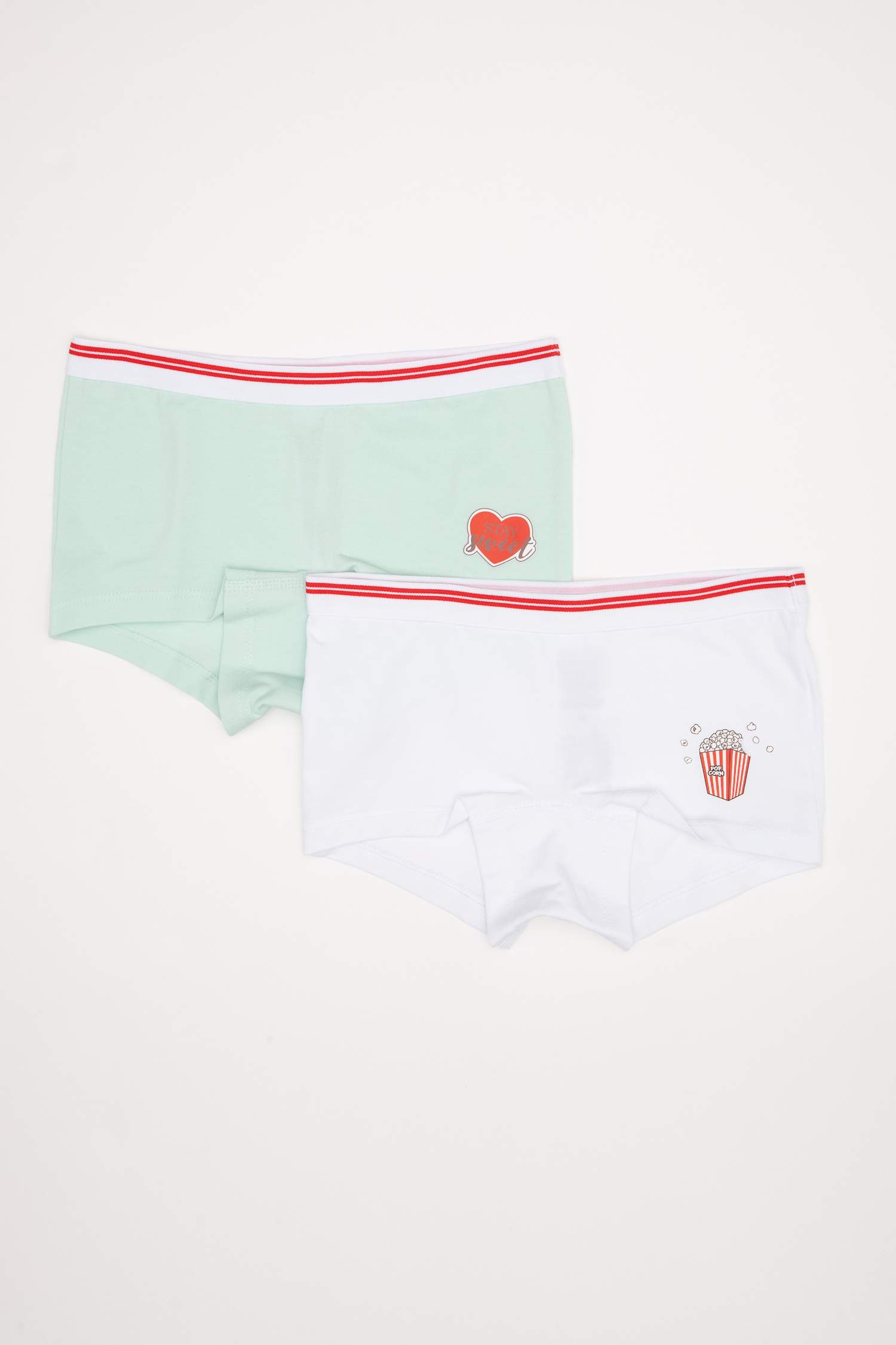 Lot de 2 Boxers en coton pour fille
