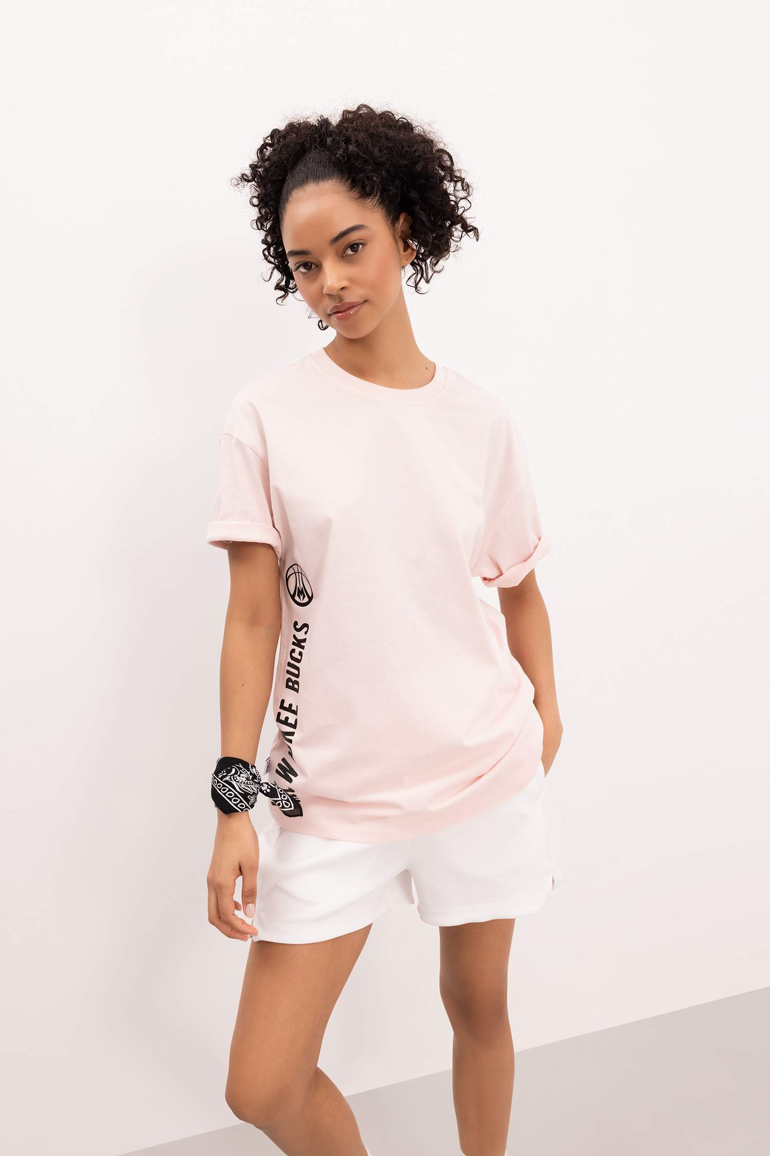 Boxy Fit Crew Neck T-Shirt