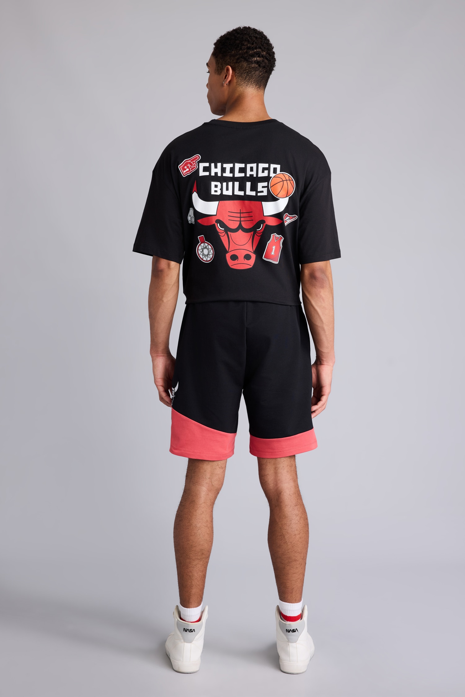 DeFacto NBA Chicago Bulls Standart Fit Şort görsel 5