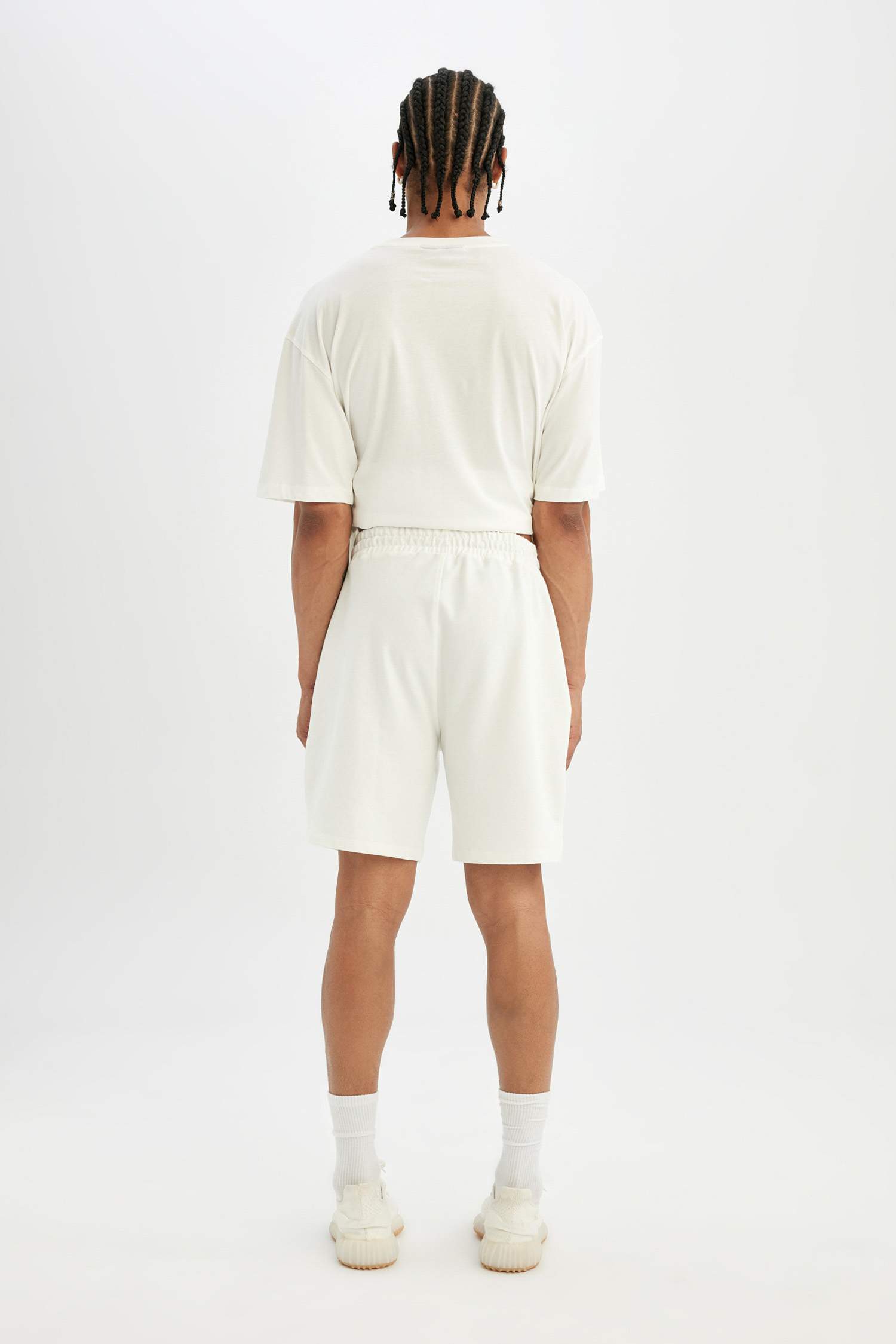 DeFactoFit NBA Wordmark Standard Fit Short Leg Shorts