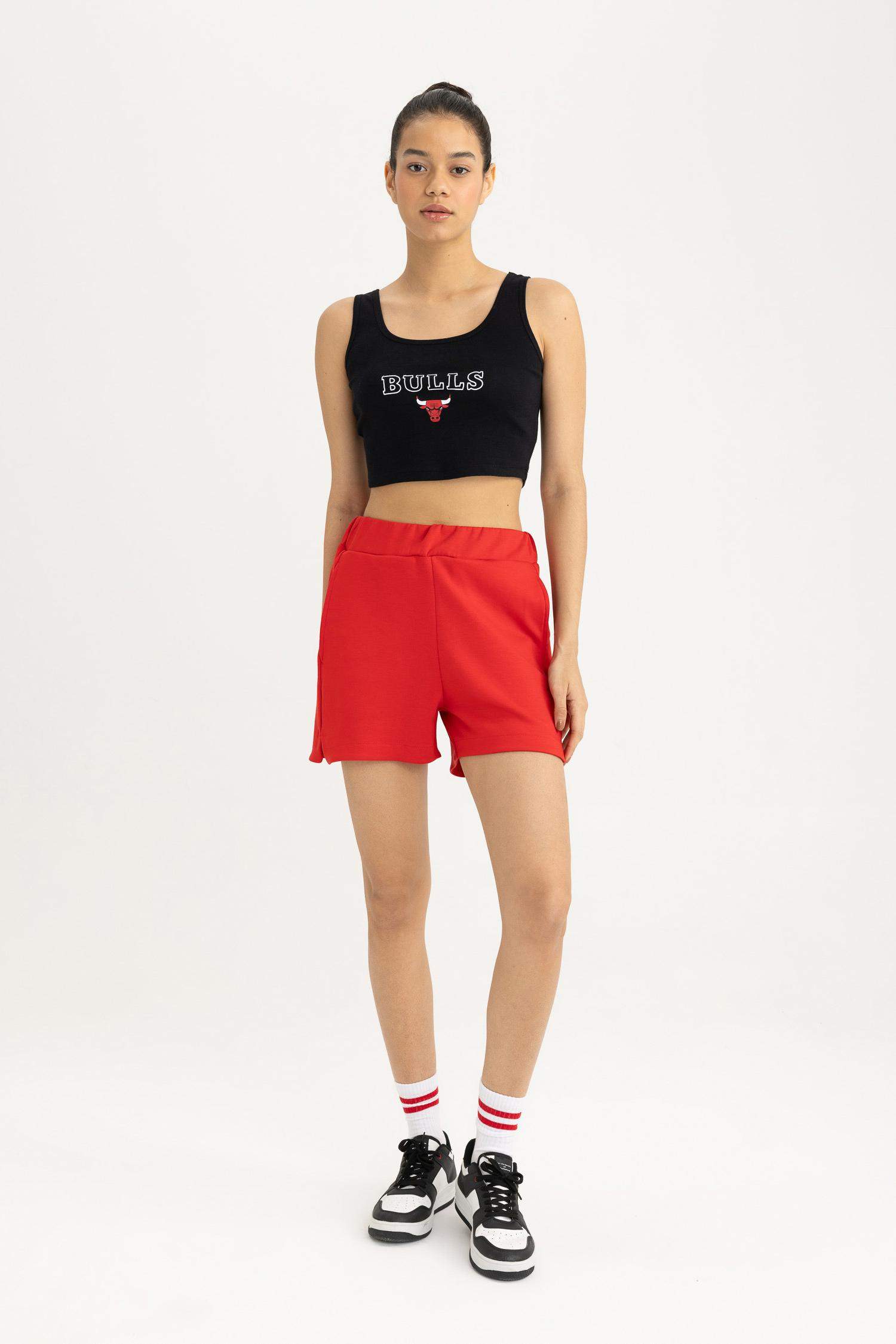 DeFactoFit NBA Chicago Bulls Crop Top