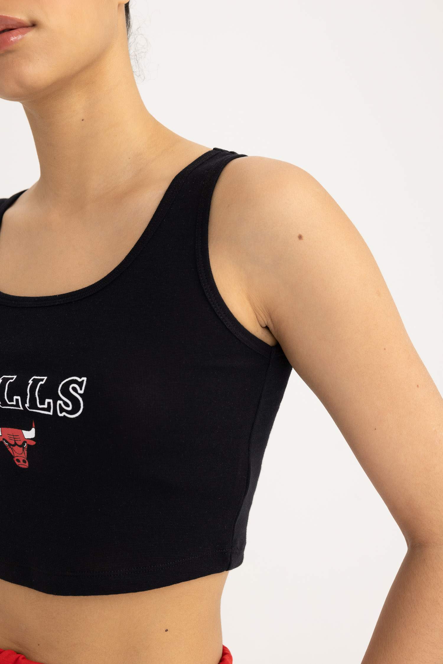 DeFactoFit NBA Chicago Bulls Crop Top