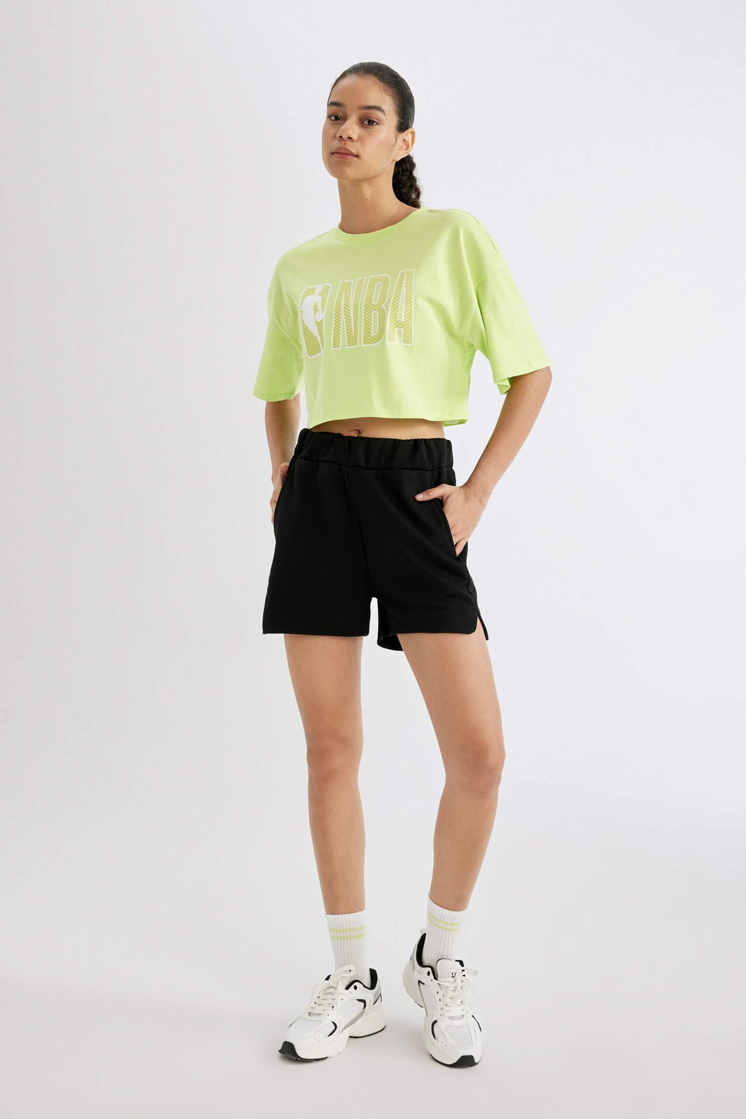 T-Shirt NBA Oversize à Manches Courtes De DefactoFit