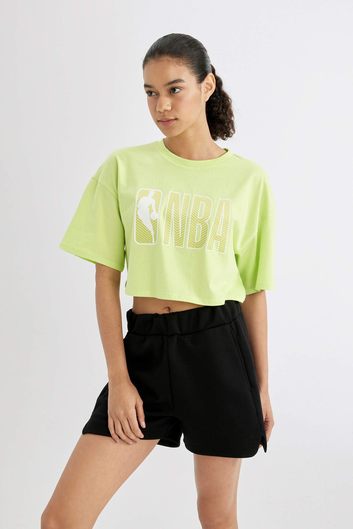 T-Shirt NBA Oversize à Manches Courtes De DefactoFit