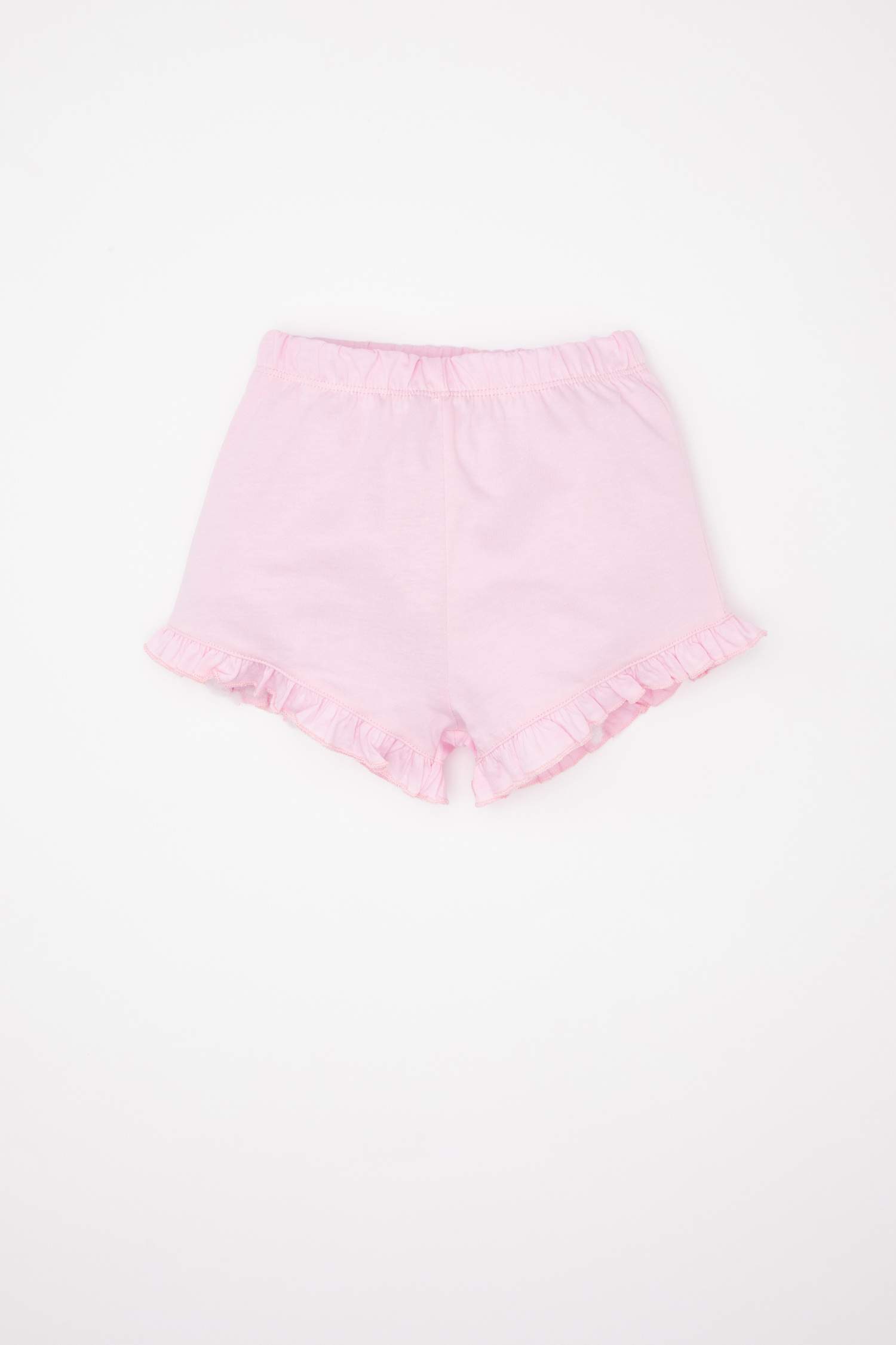 سيت بناتي شورت وتيشيرت بطبعة شعار - قطعتين