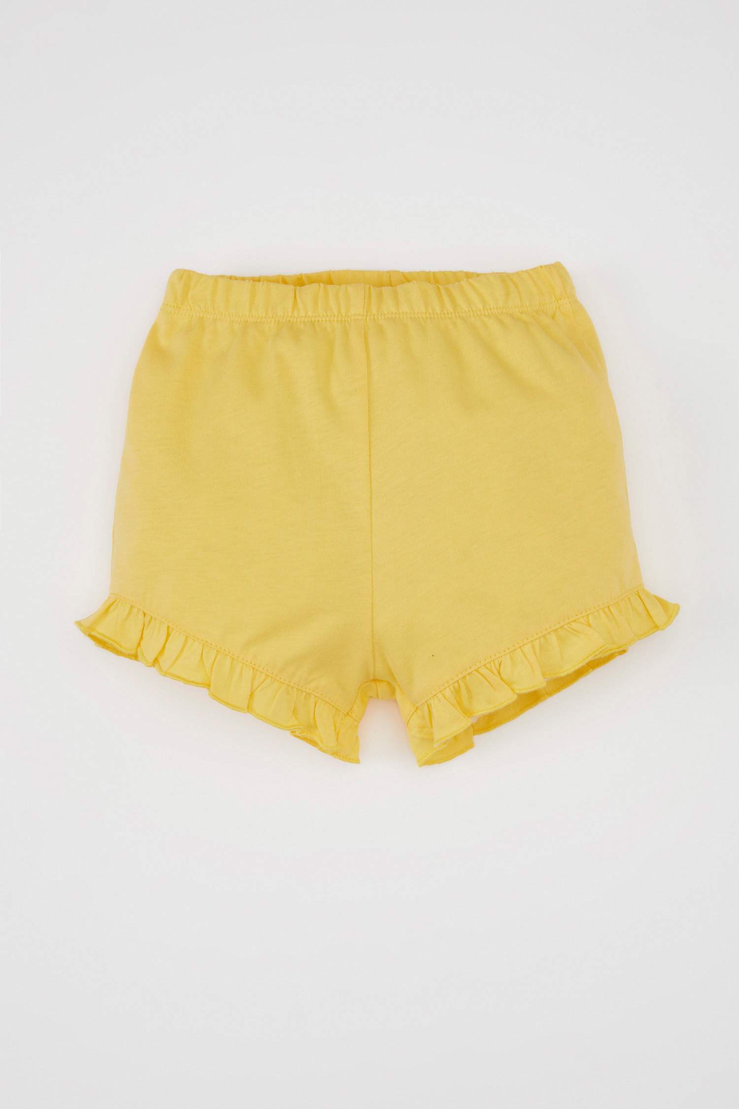 سيت بناتي شورت وتيشيرت بطبعة شعار - قطعتين