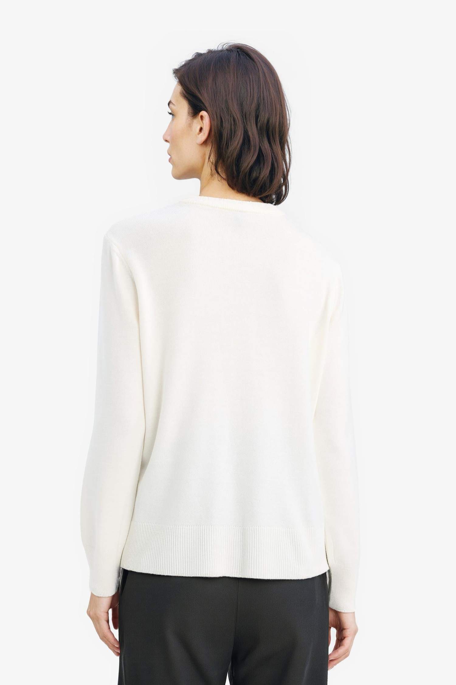 Relax Fit Bisiklet Yaka Triko Kazak