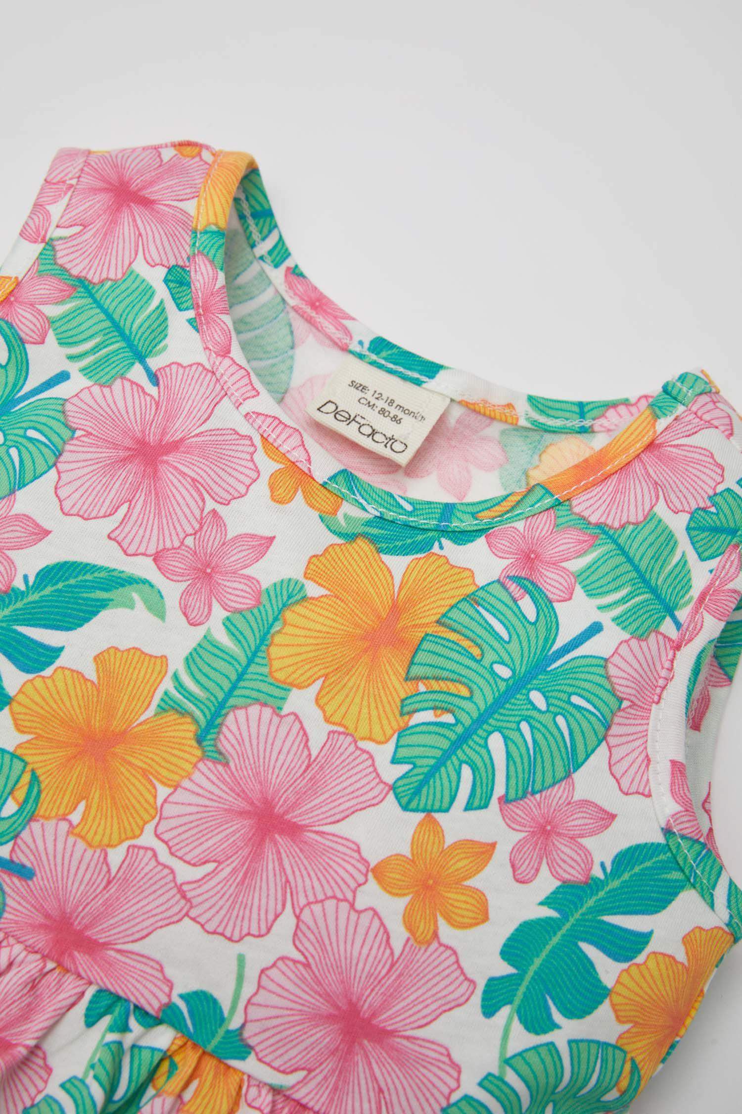 Robe Sans Manches à motifs pour bébé Fille